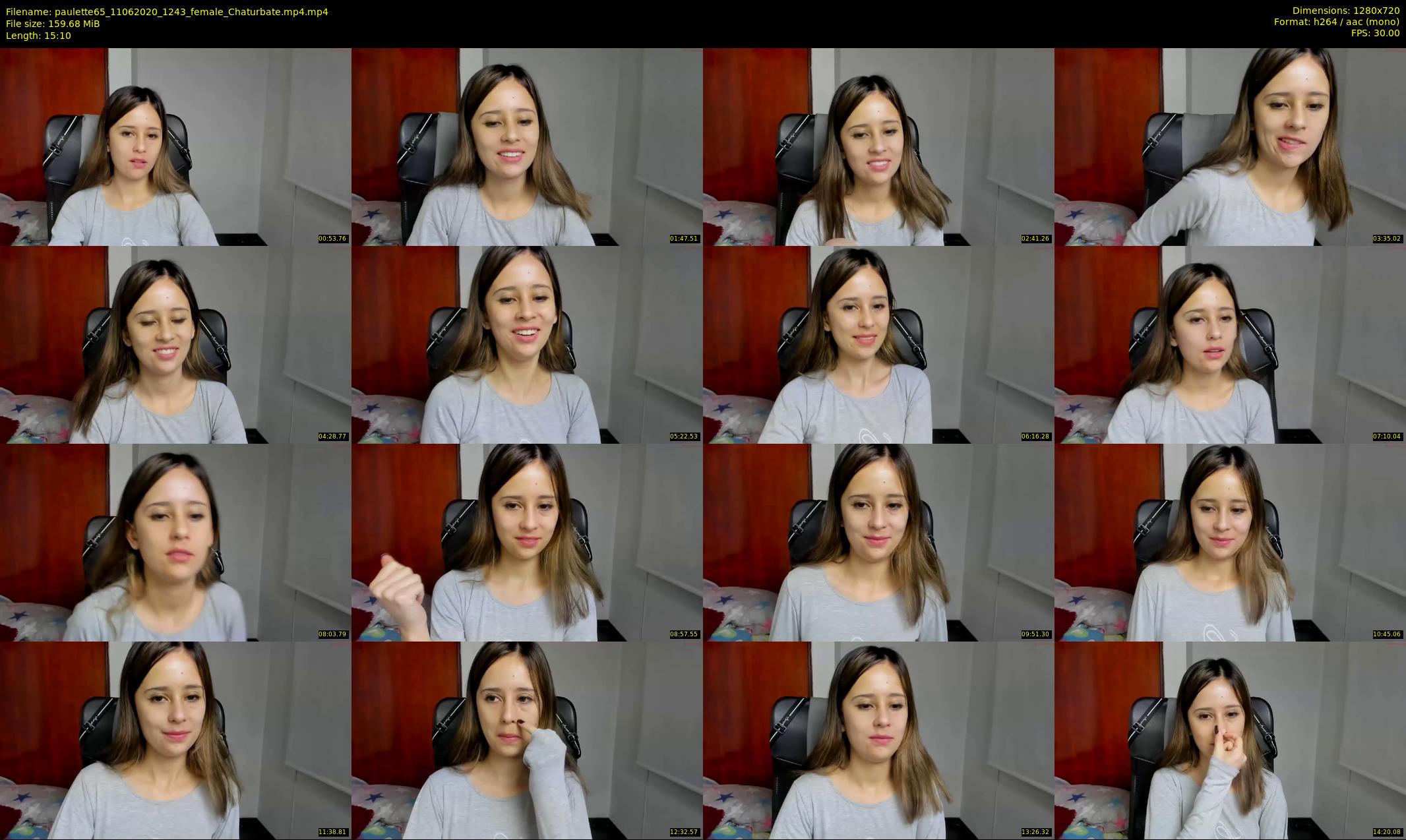 paulette65 — 16 minute Chaturbate female cam show recording, 720p, Jun 11, 2020