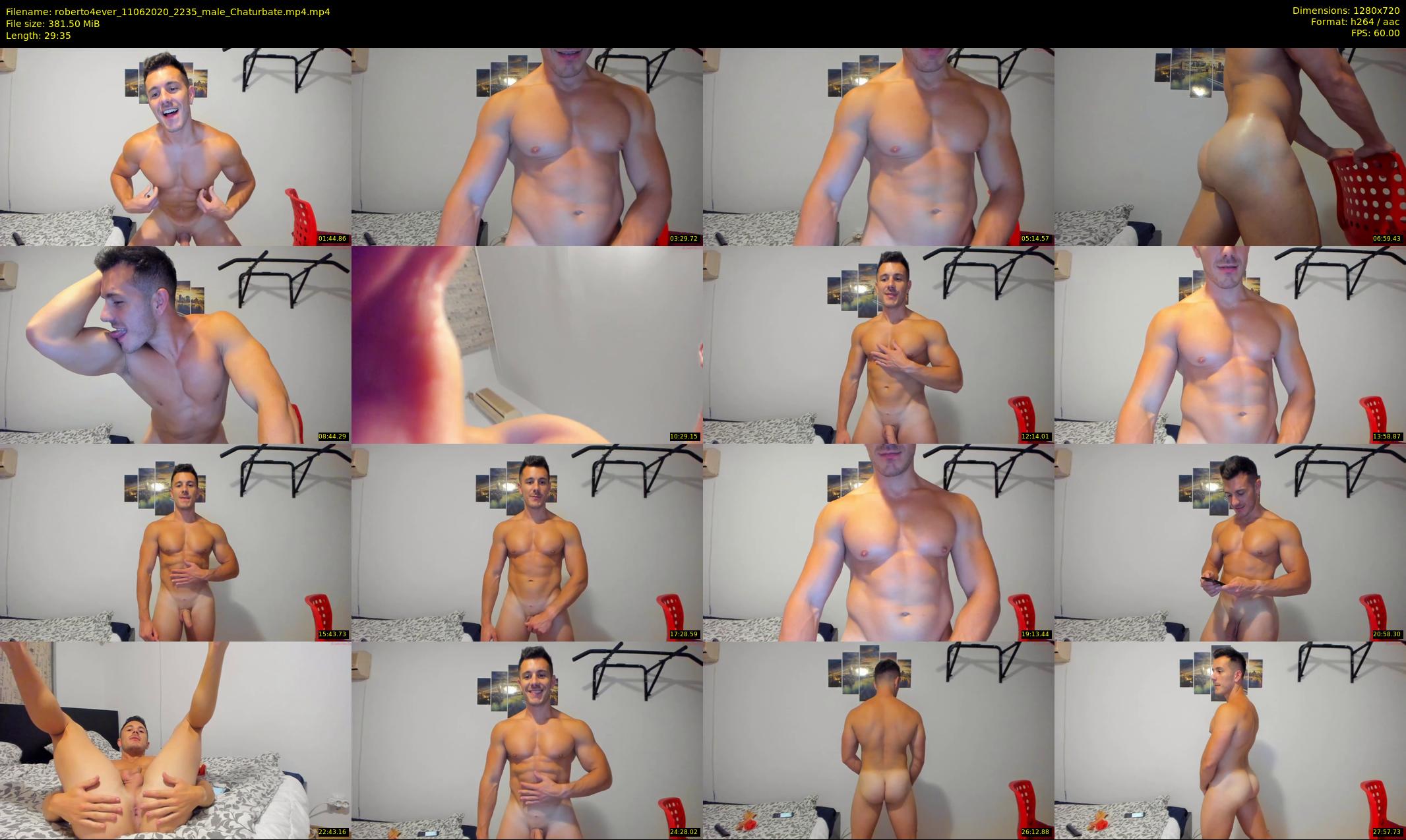 roberto4ever — 30 minute Chaturbate male cam show recording, 720p, Jun 11, 2020
