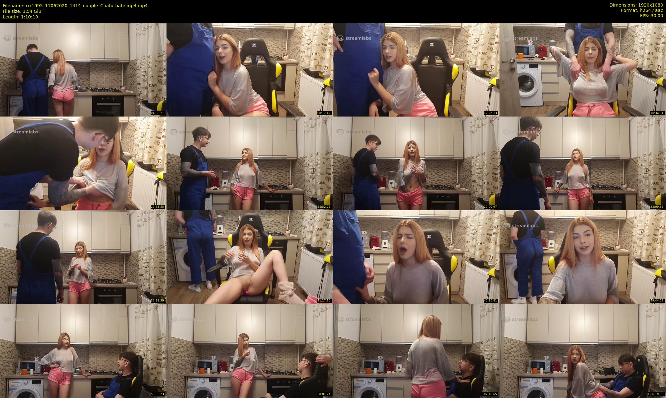 rrr1995 — 71 minute Chaturbate couple cam show recording, 1080p, Jun 11, 2020