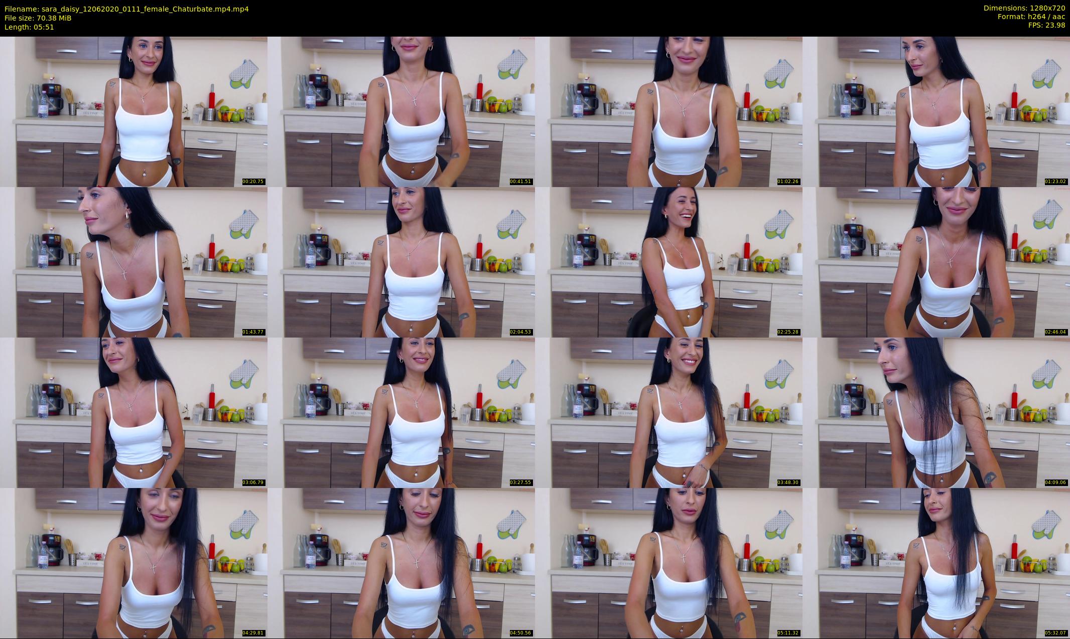 sara_daisy — 6 minute Chaturbate female cam show recording, 720p, Jun 12, 2020