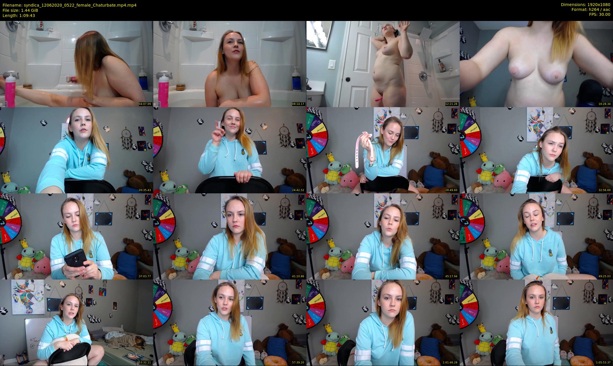 syndica — 70 minute Chaturbate female cam show recording, 1080p, Jun 12, 2020