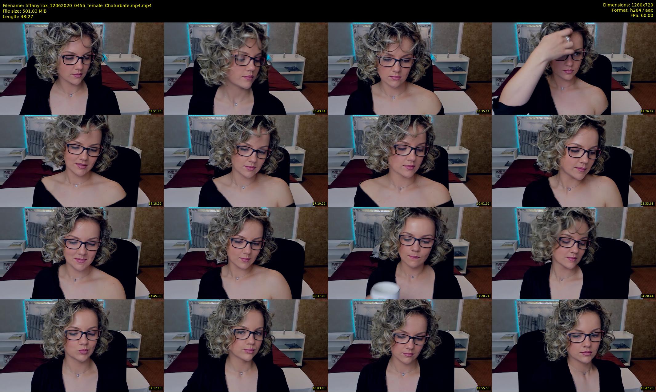 tiffanyriox — 49 minute Chaturbate female cam show recording, 720p, Jun 12, 2020