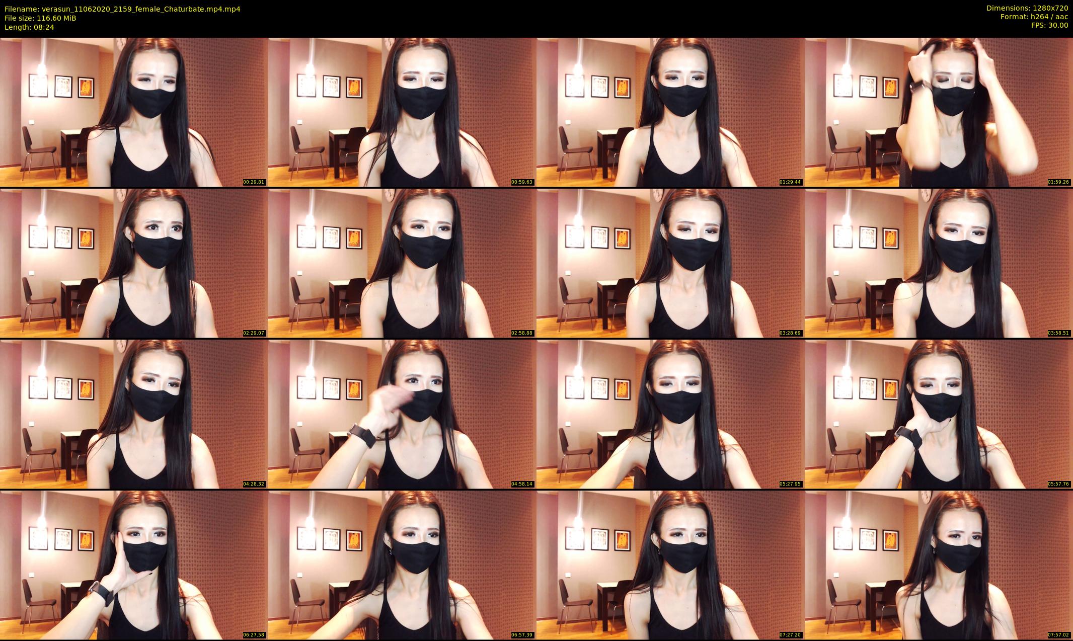 verasun — 9 minute Chaturbate female cam show recording, 720p, Jun 11, 2020