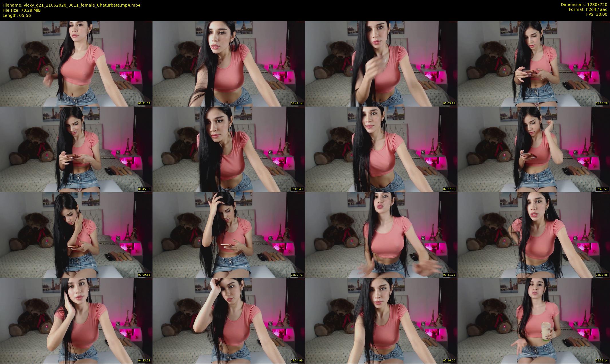 vicky_g21 — 6 minute Chaturbate female cam show recording, 720p, Jun 11, 2020