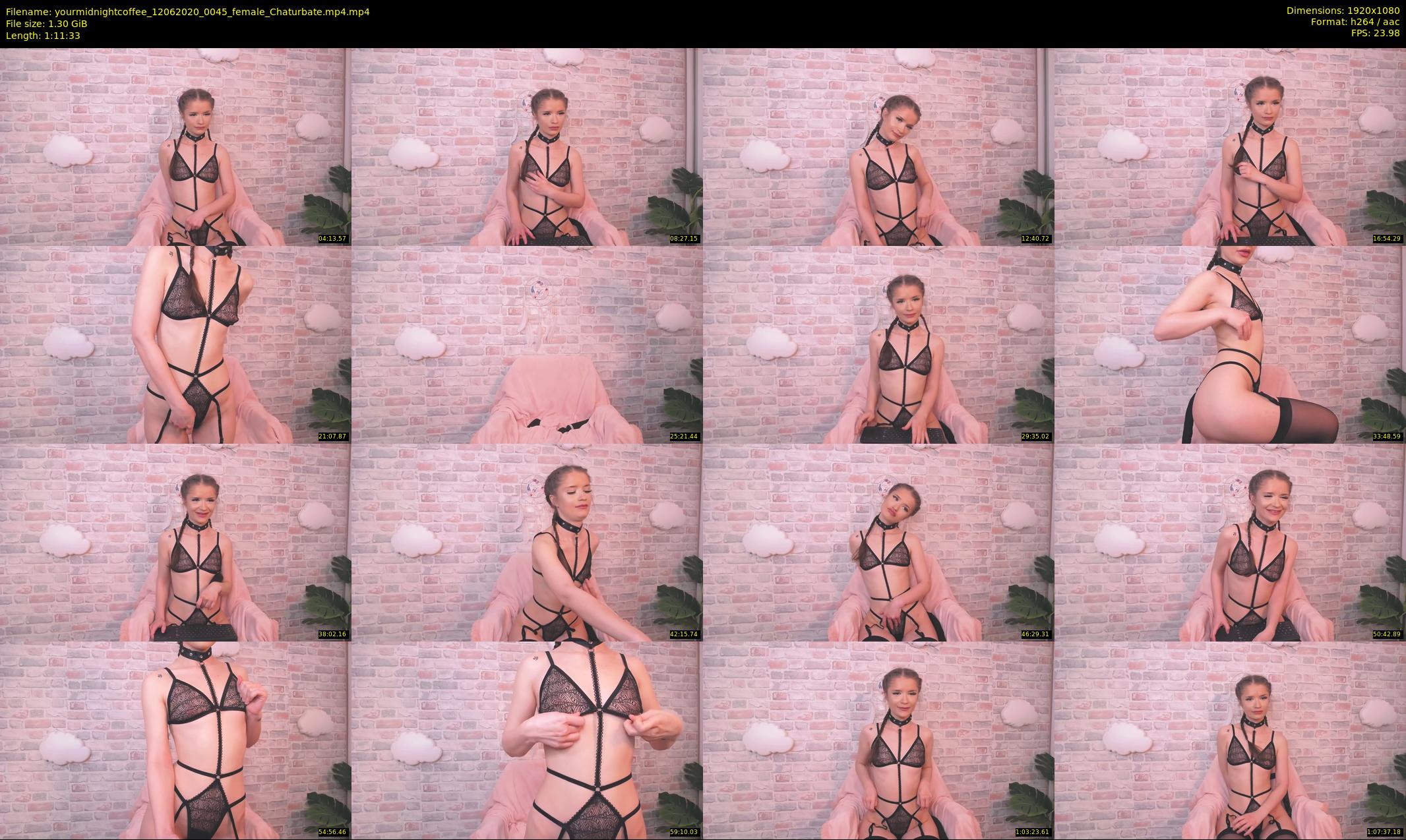 yourmidnightcoffee — 72 minute Chaturbate female cam show recording, 1080p, Jun 12, 2020