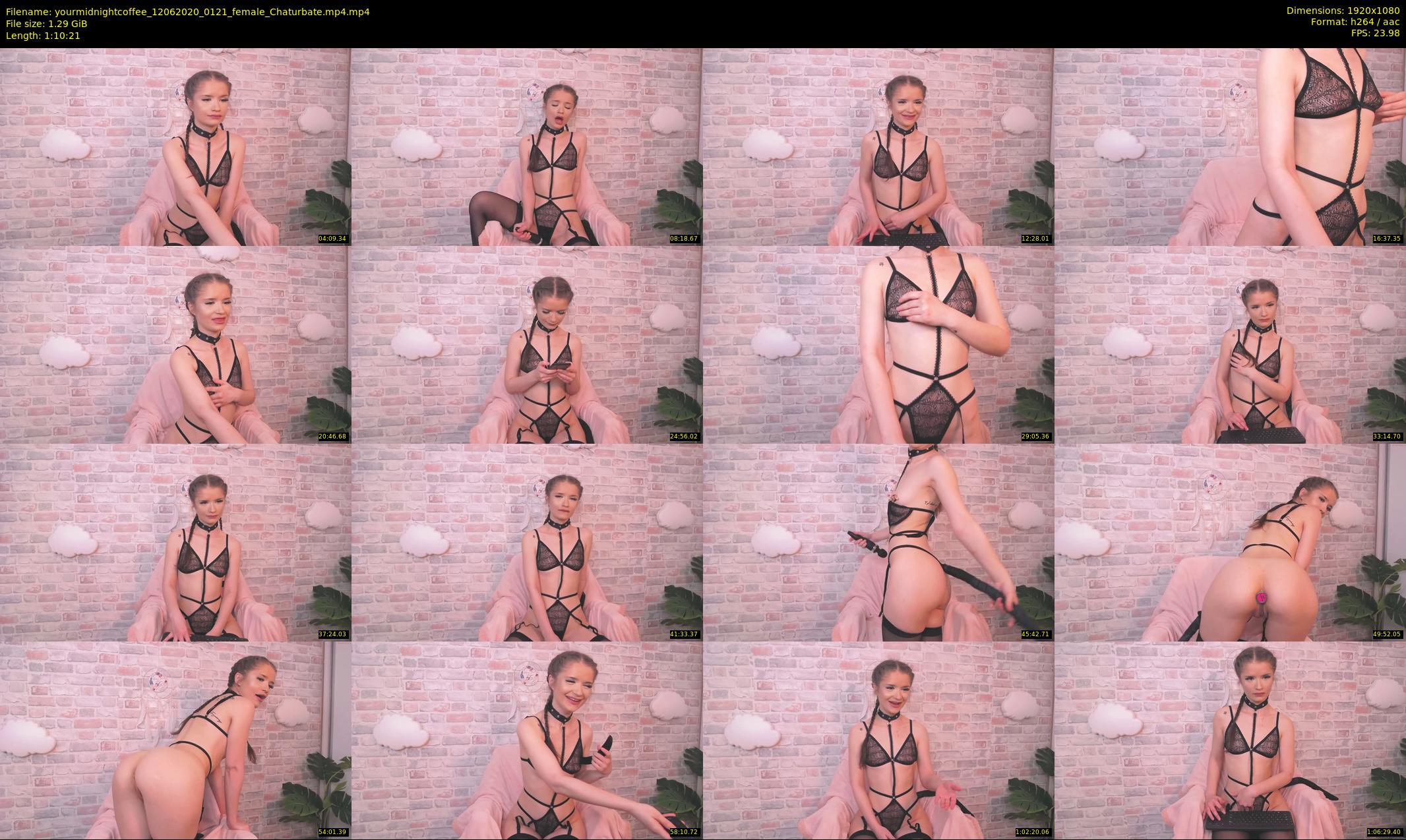 yourmidnightcoffee — 71 minute Chaturbate female cam show recording, 1080p, Jun 12, 2020