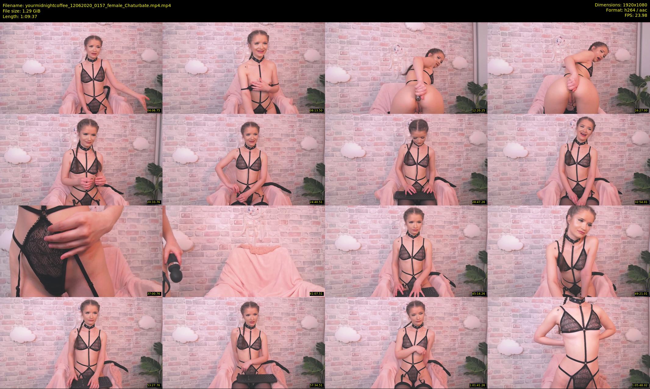 yourmidnightcoffee — 70 minute Chaturbate female cam show recording, 1080p, Jun 12, 2020