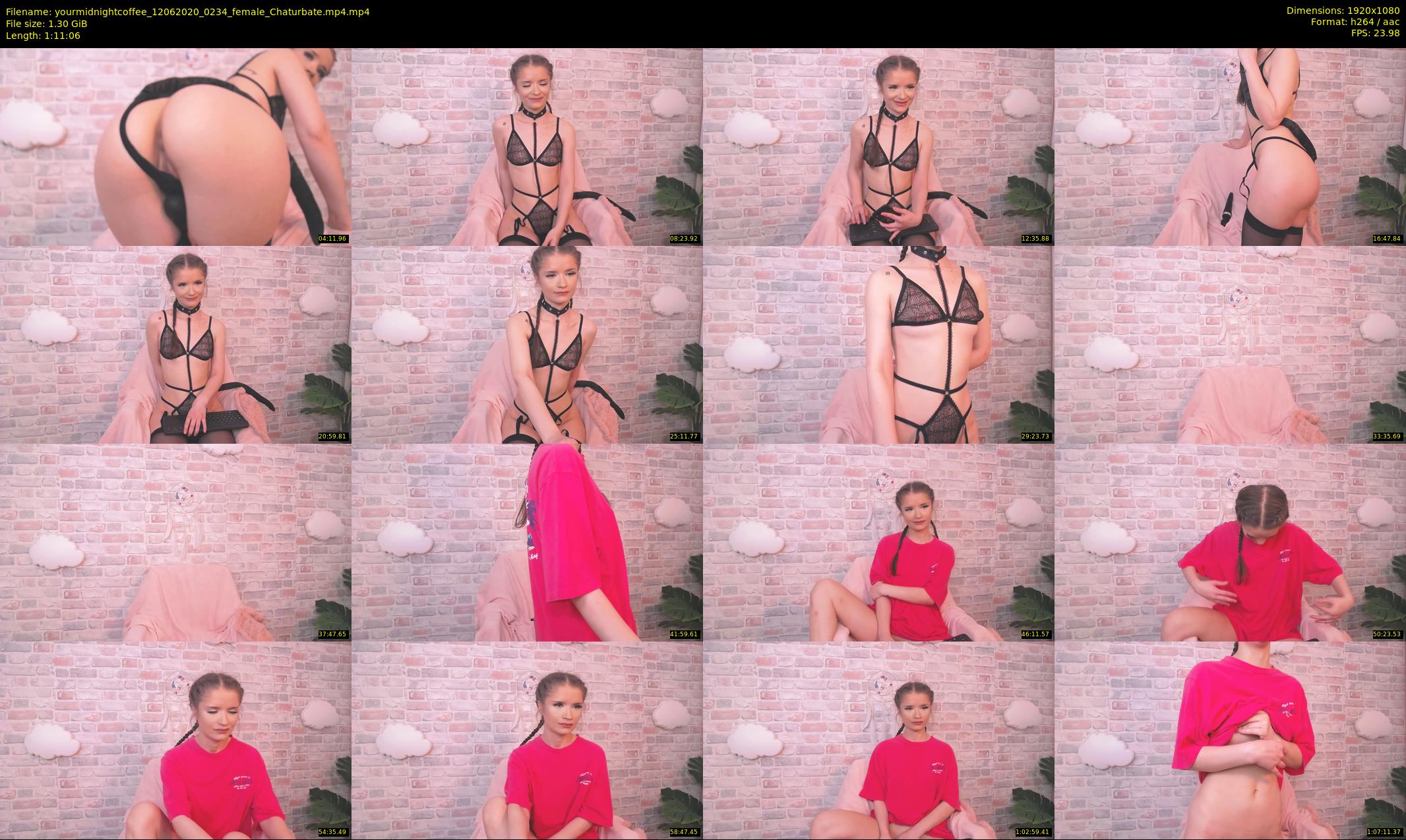 yourmidnightcoffee — 72 minute Chaturbate female cam show recording, 1080p, Jun 12, 2020