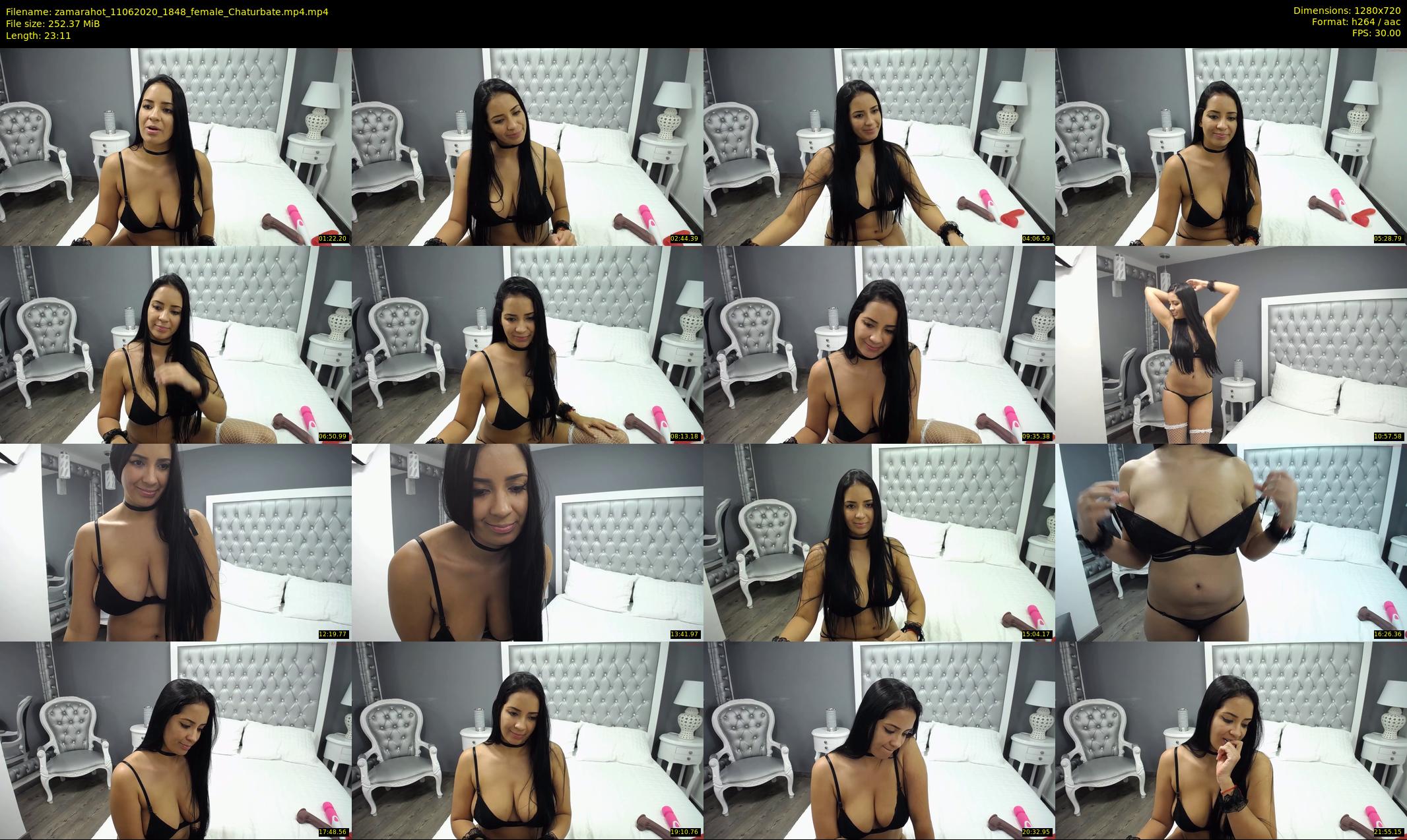 zamarahot — 24 minute Chaturbate female cam show recording, 720p, Jun 11, 2020