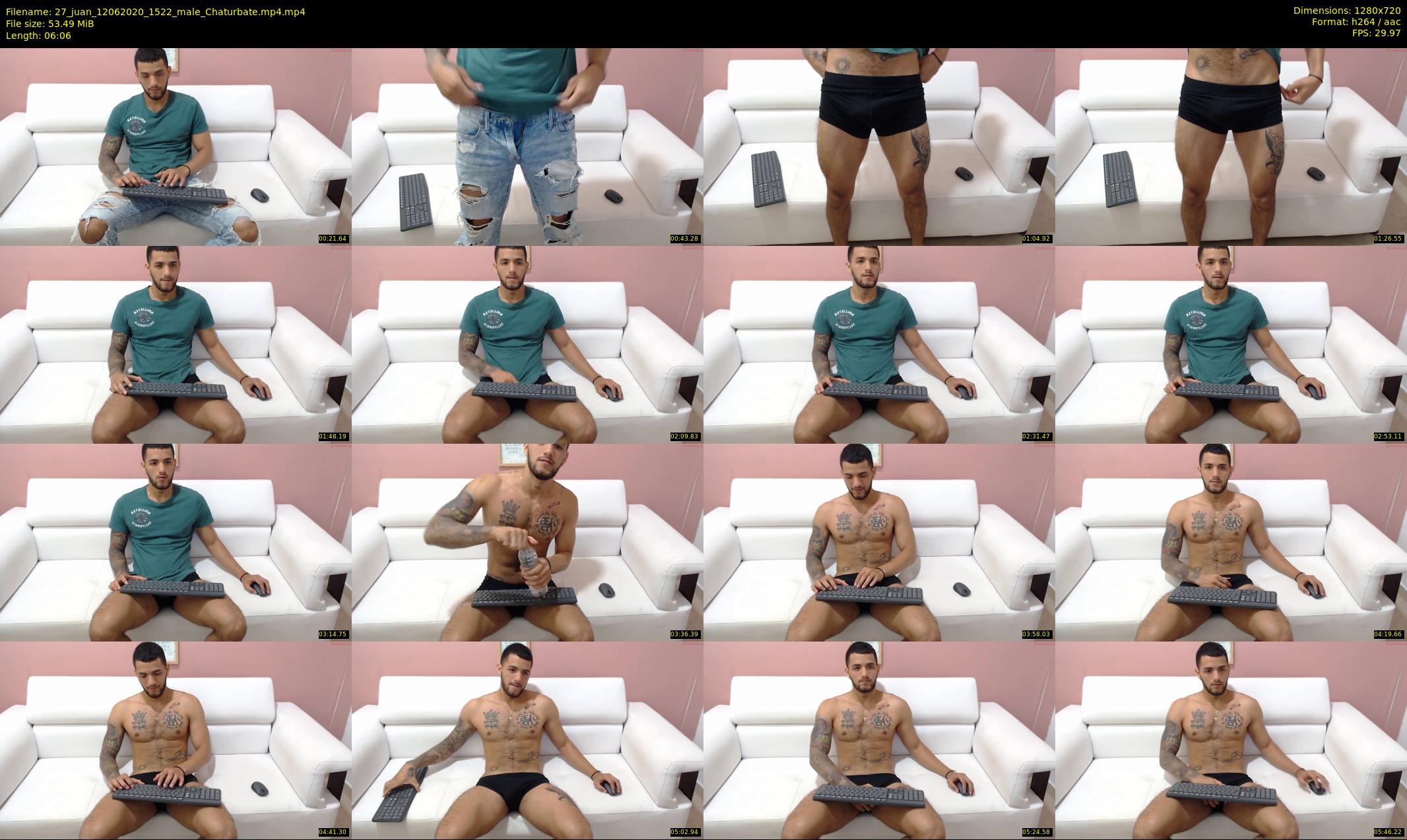 27_juan — 7 minute Chaturbate male cam show recording, 720p, Jun 12, 2020