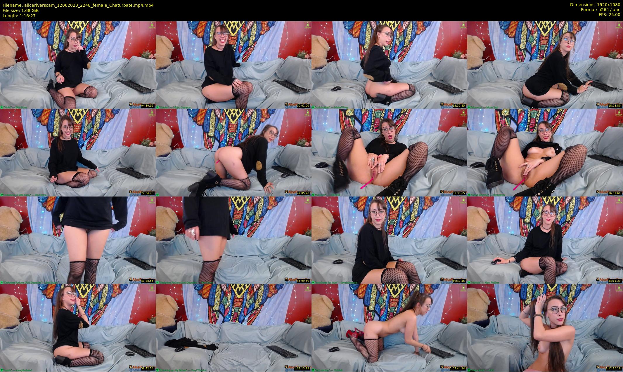 aliceriverscam — 77 minute Chaturbate female cam show recording, 1080p, Jun 12, 2020