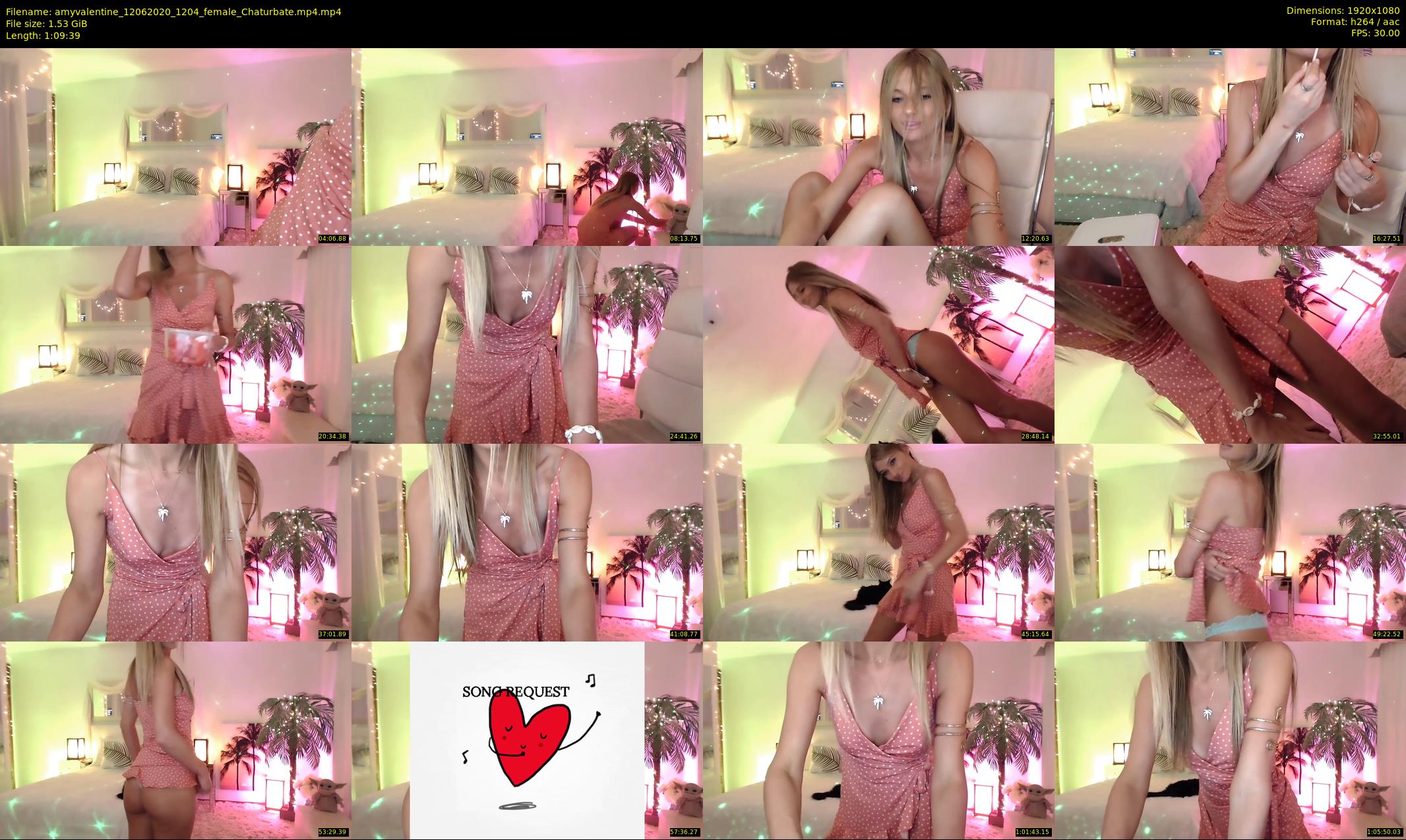 amyvalentine — 70 minute Chaturbate female cam show recording, 1080p, Jun 12, 2020