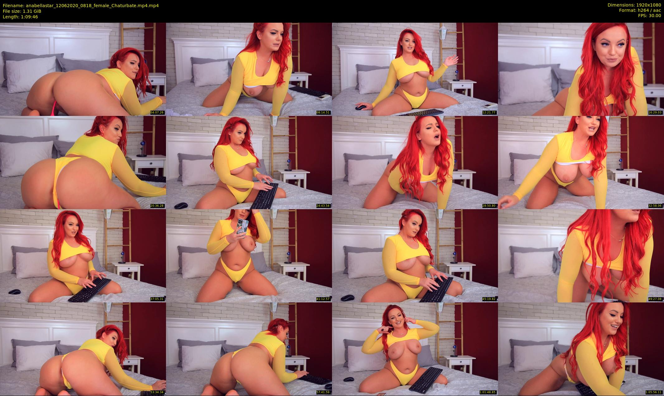 anabellastar — 70 minute Chaturbate female cam show recording, 1080p, Jun 12, 2020