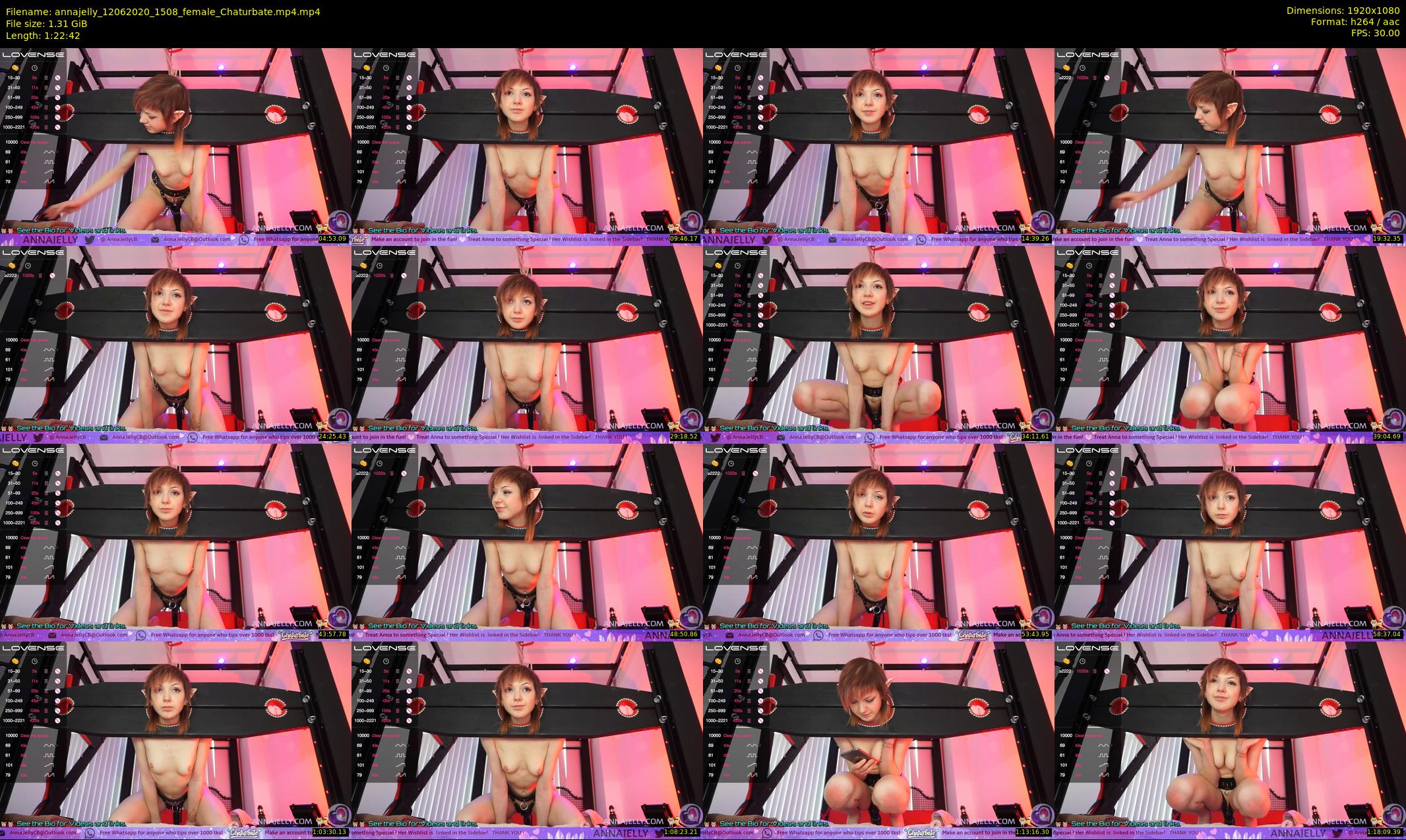 annajelly — 83 minute Chaturbate couple cam show recording, 1080p, Jun 12, 2020