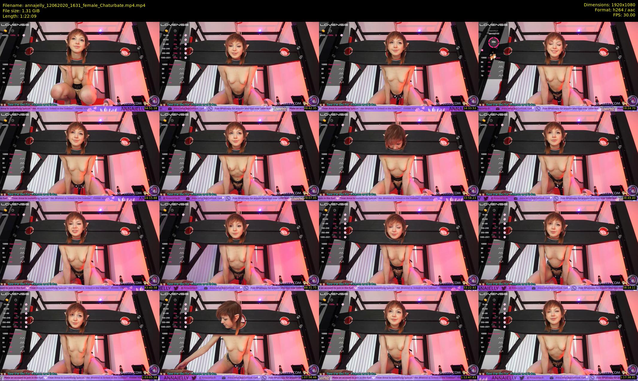 annajelly — 83 minute Chaturbate couple cam show recording, 1080p, Jun 12, 2020