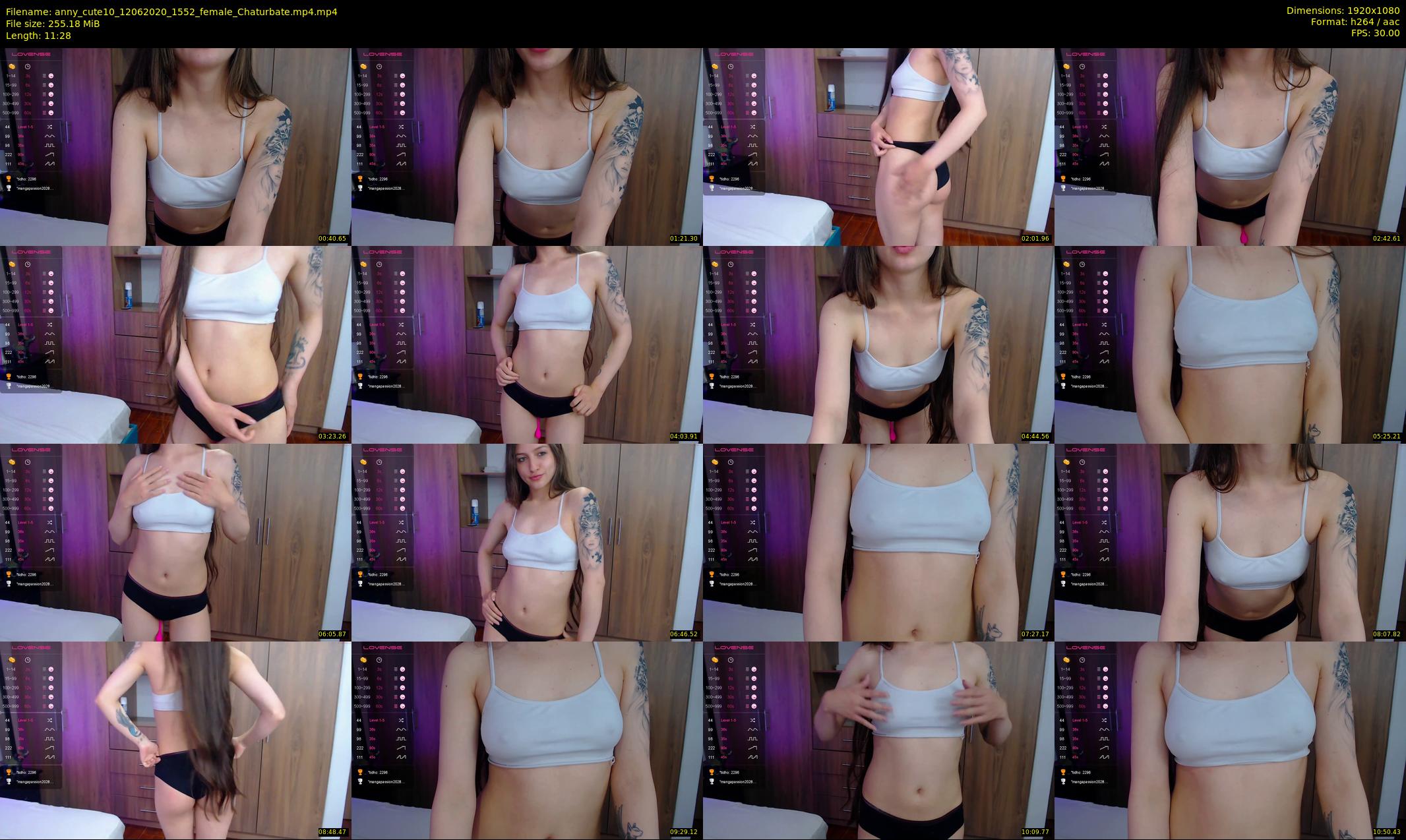anny_cute10 — 12 minute Chaturbate female cam show recording, 1080p, Jun 12, 2020