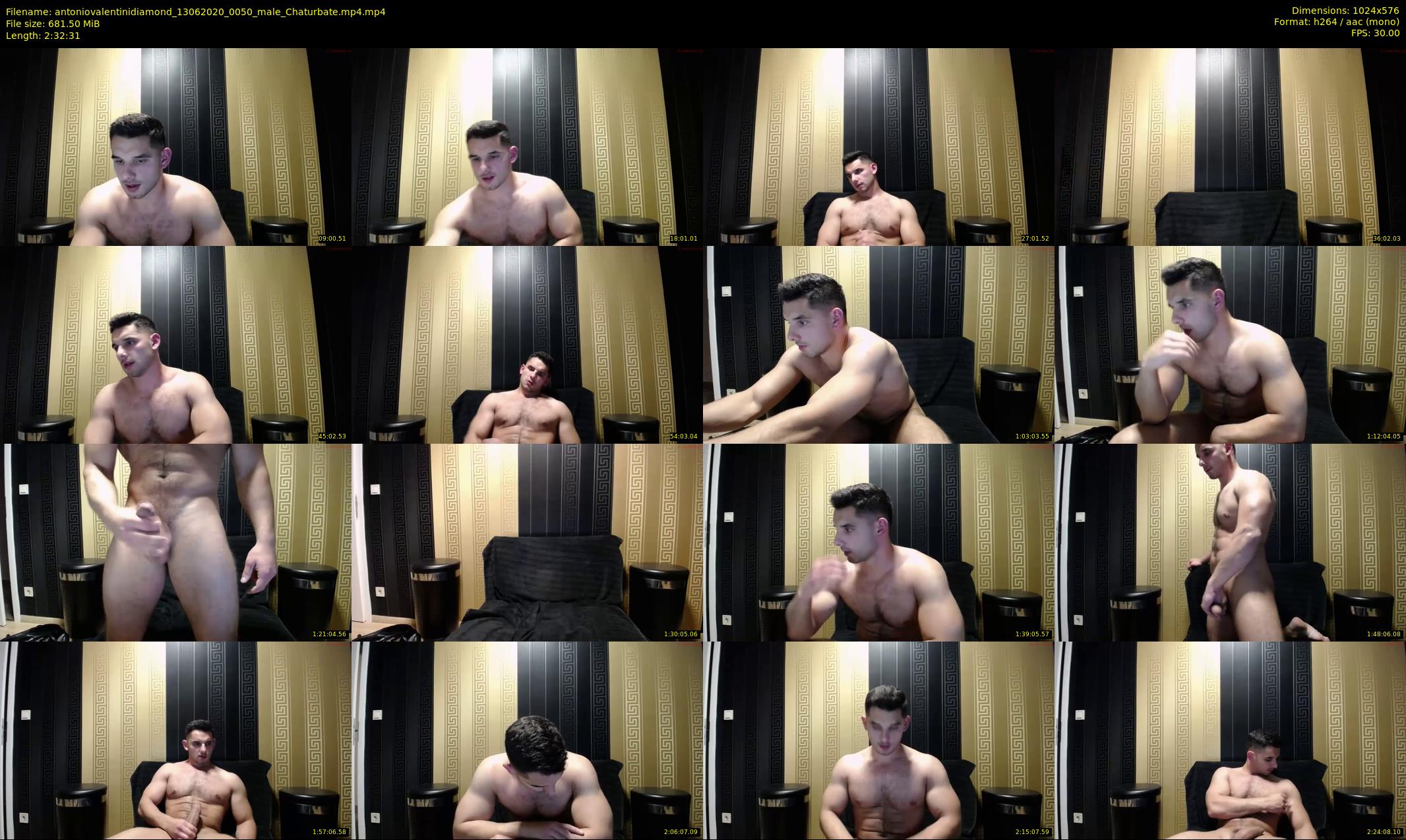 antoniovalentinidiamond — 153 minute Chaturbate male cam show recording, 480p, Jun 13, 2020