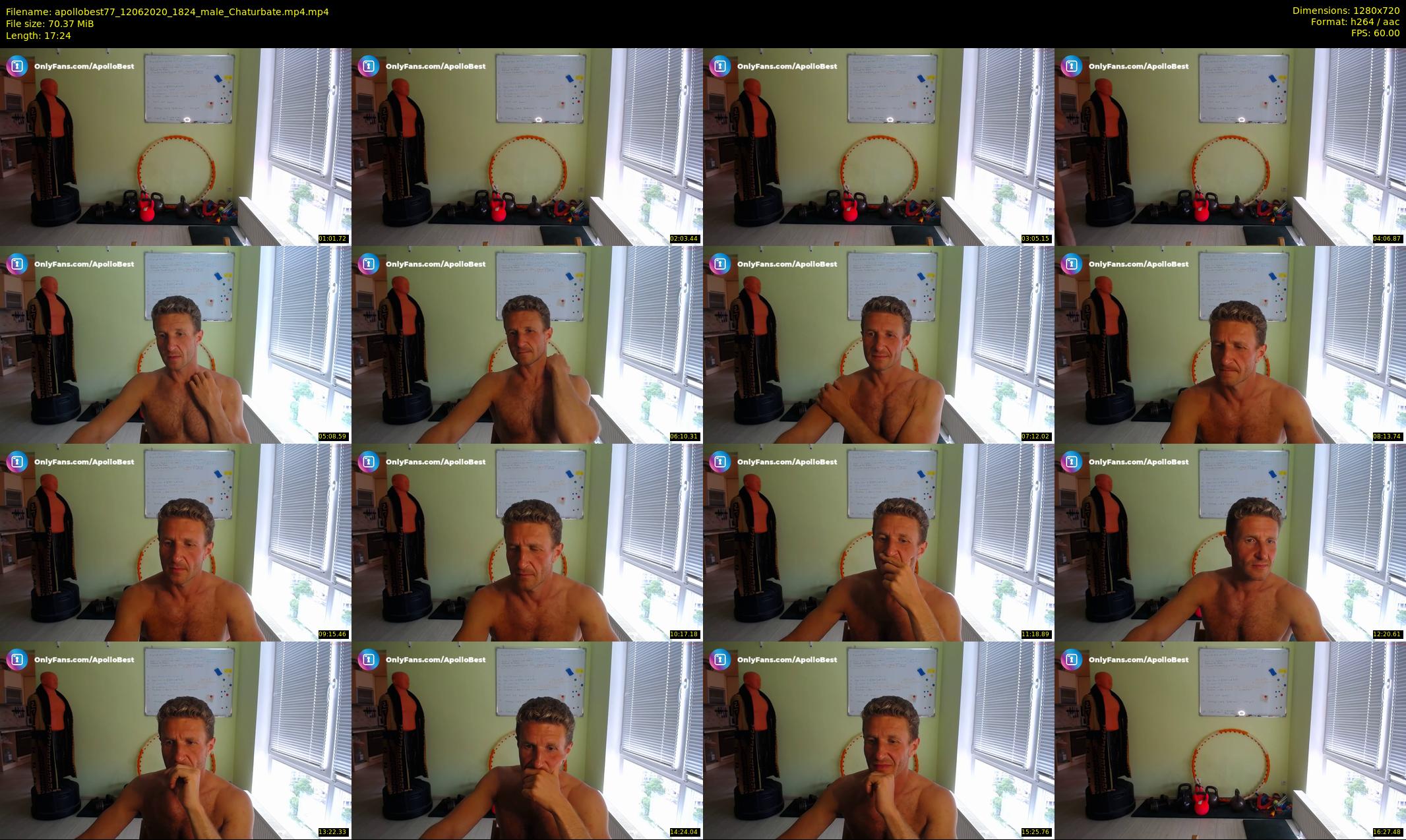 apollobest77 — 18 minute Chaturbate male cam show recording, 720p, Jun 12, 2020
