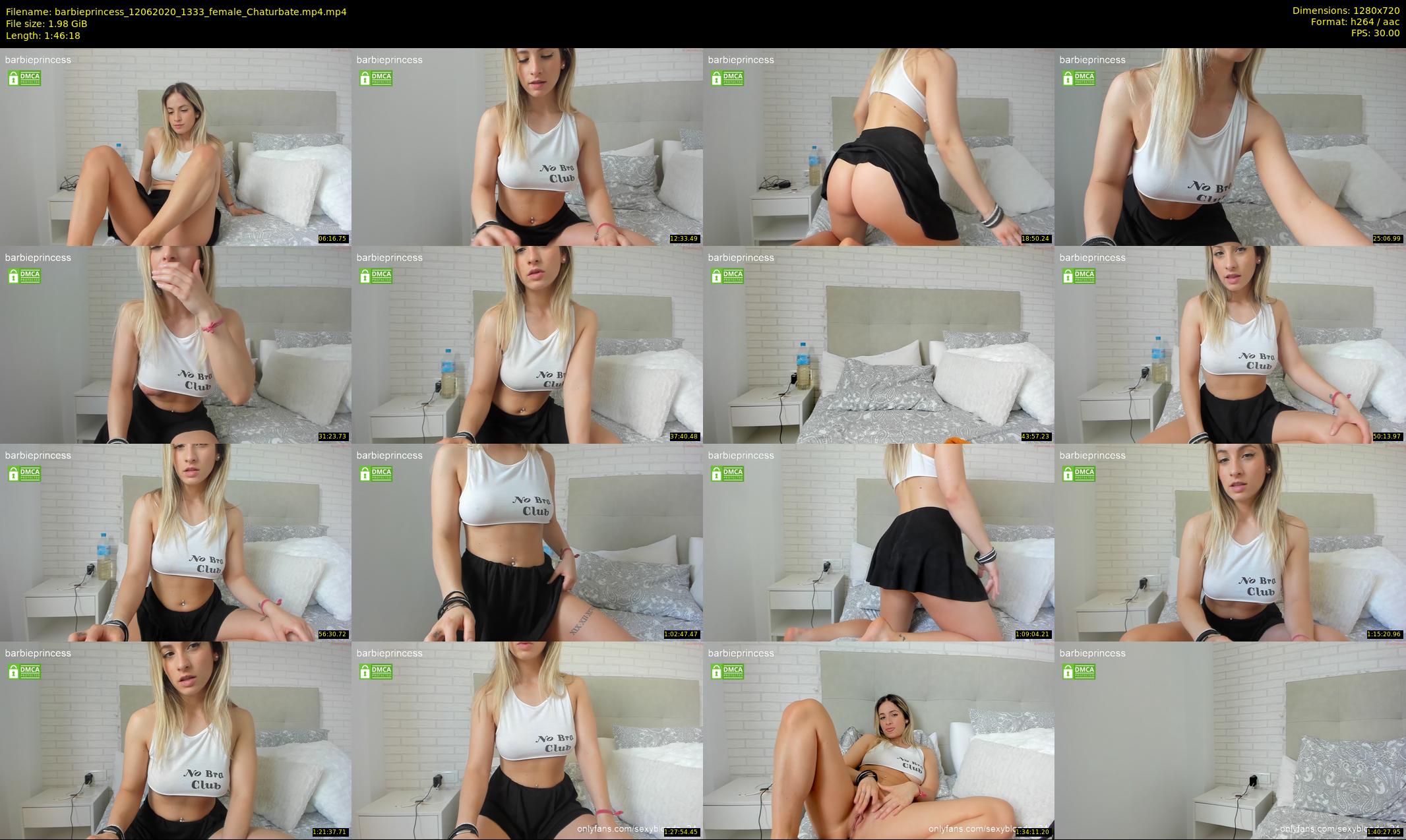 barbieprincess — 107 minute Chaturbate female cam show recording, 720p, Jun 12, 2020