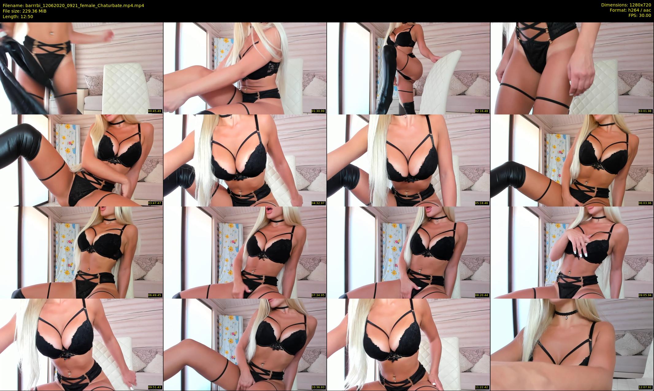 barrrbi — 13 minute Chaturbate female cam show recording, 720p, Jun 12, 2020