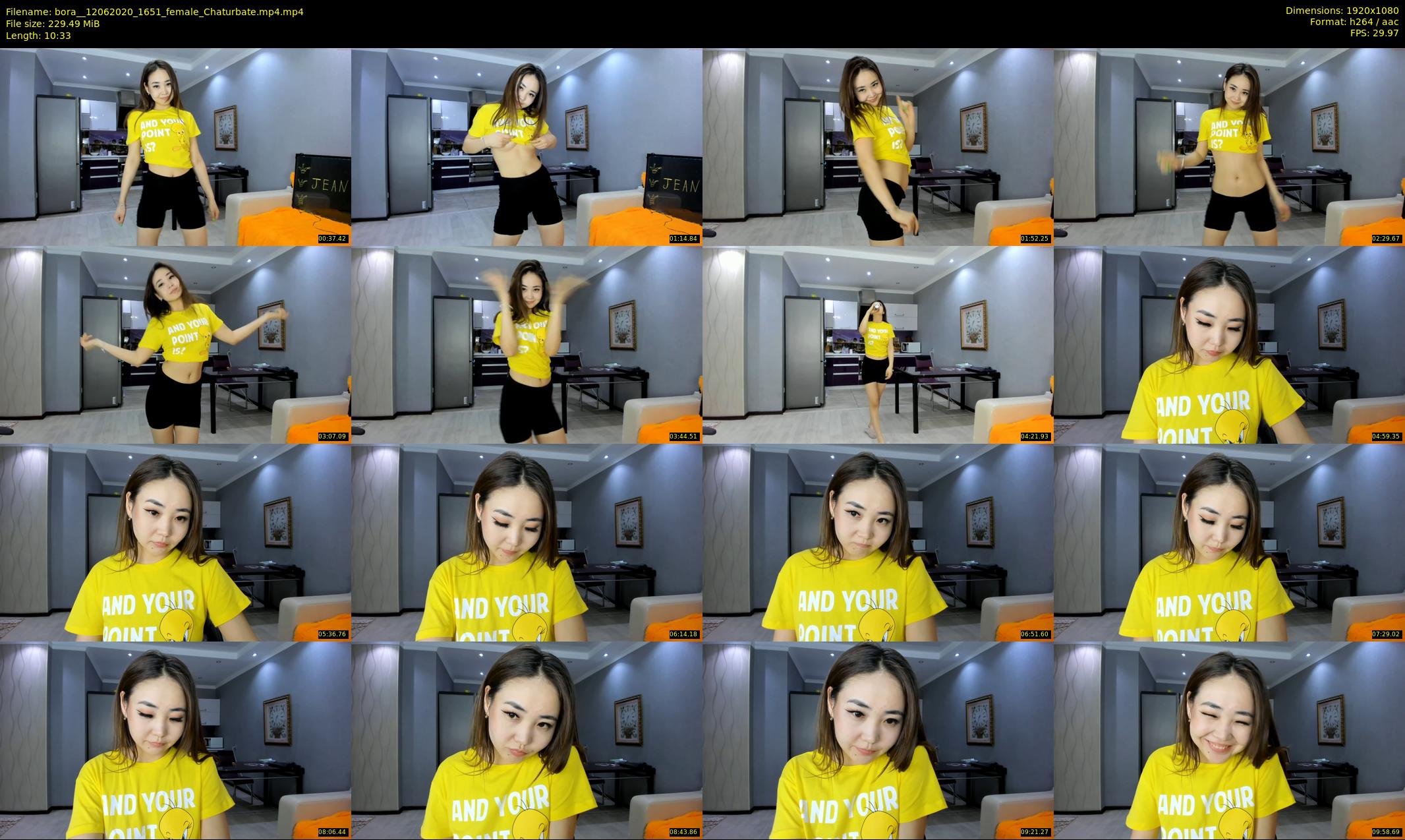 bora_ — 11 minute Chaturbate female cam show recording, 1080p, Jun 12, 2020