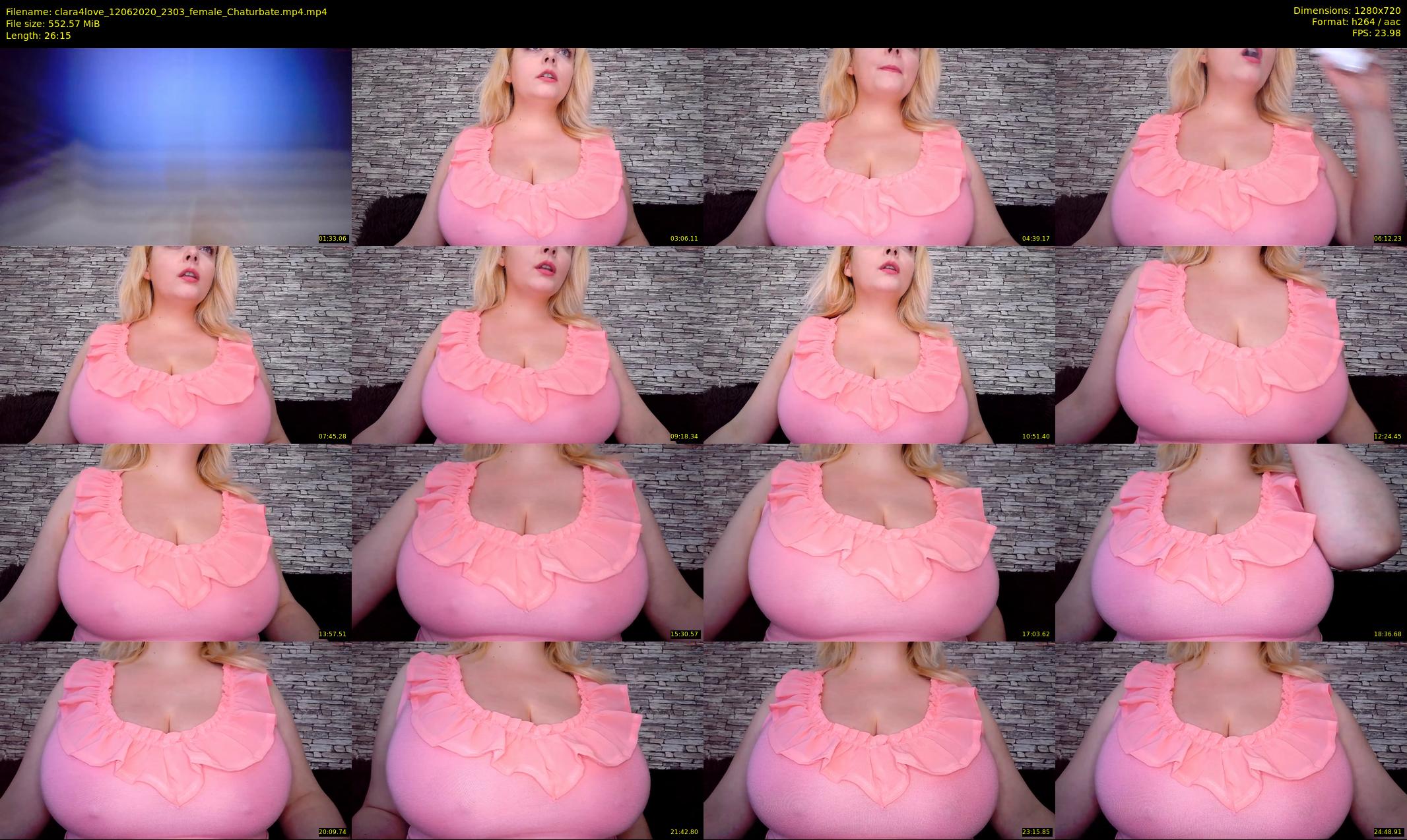clara4love — 27 minute Chaturbate female cam show recording, 720p, Jun 12, 2020