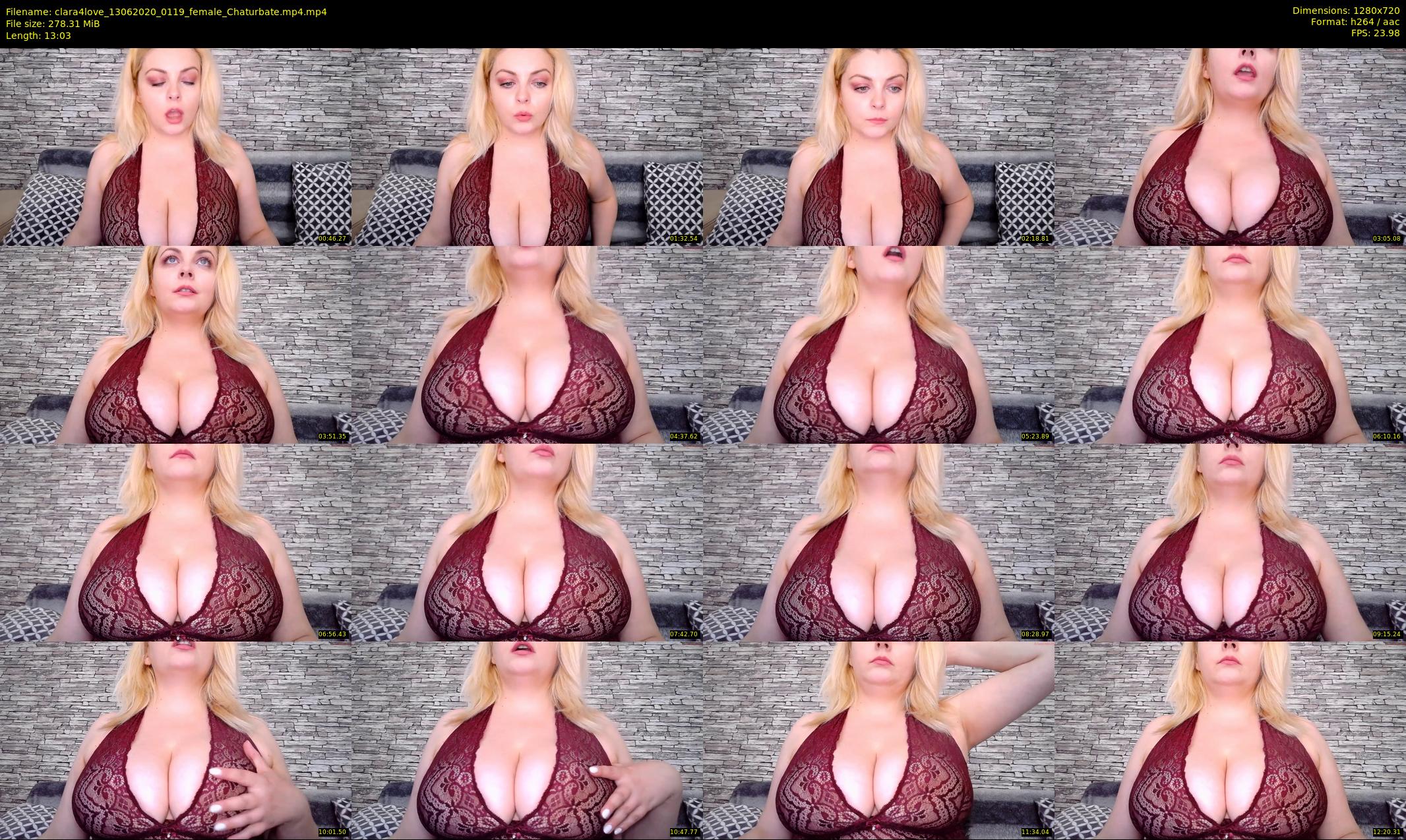 clara4love — 14 minute Chaturbate female cam show recording, 720p, Jun 13, 2020
