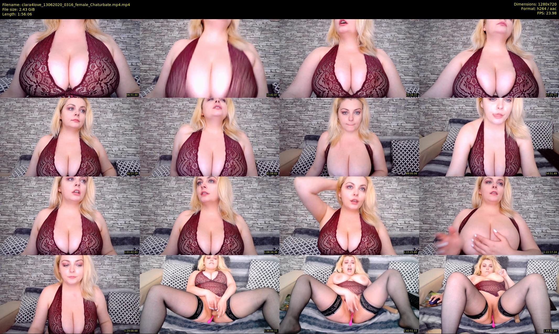 clara4love — 117 minute Chaturbate female cam show recording, 720p, Jun 13, 2020