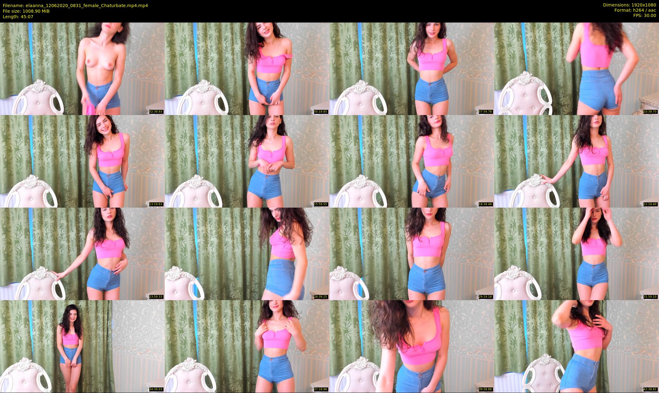 elaanna — 46 minute Chaturbate female cam show recording, 1080p, Jun 12, 2020