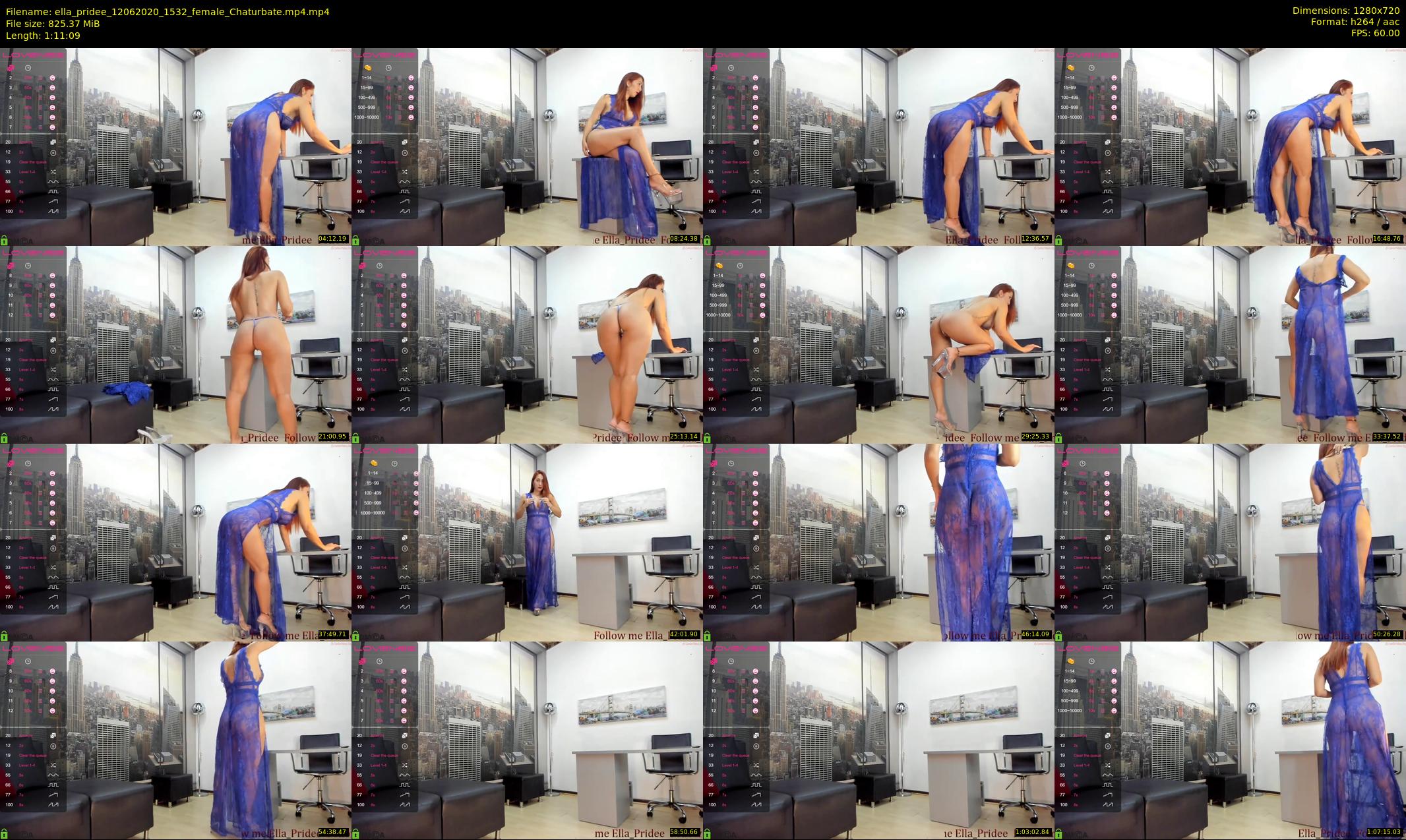 ella_pridee — 72 minute Chaturbate female cam show recording, 720p, Jun 12, 2020