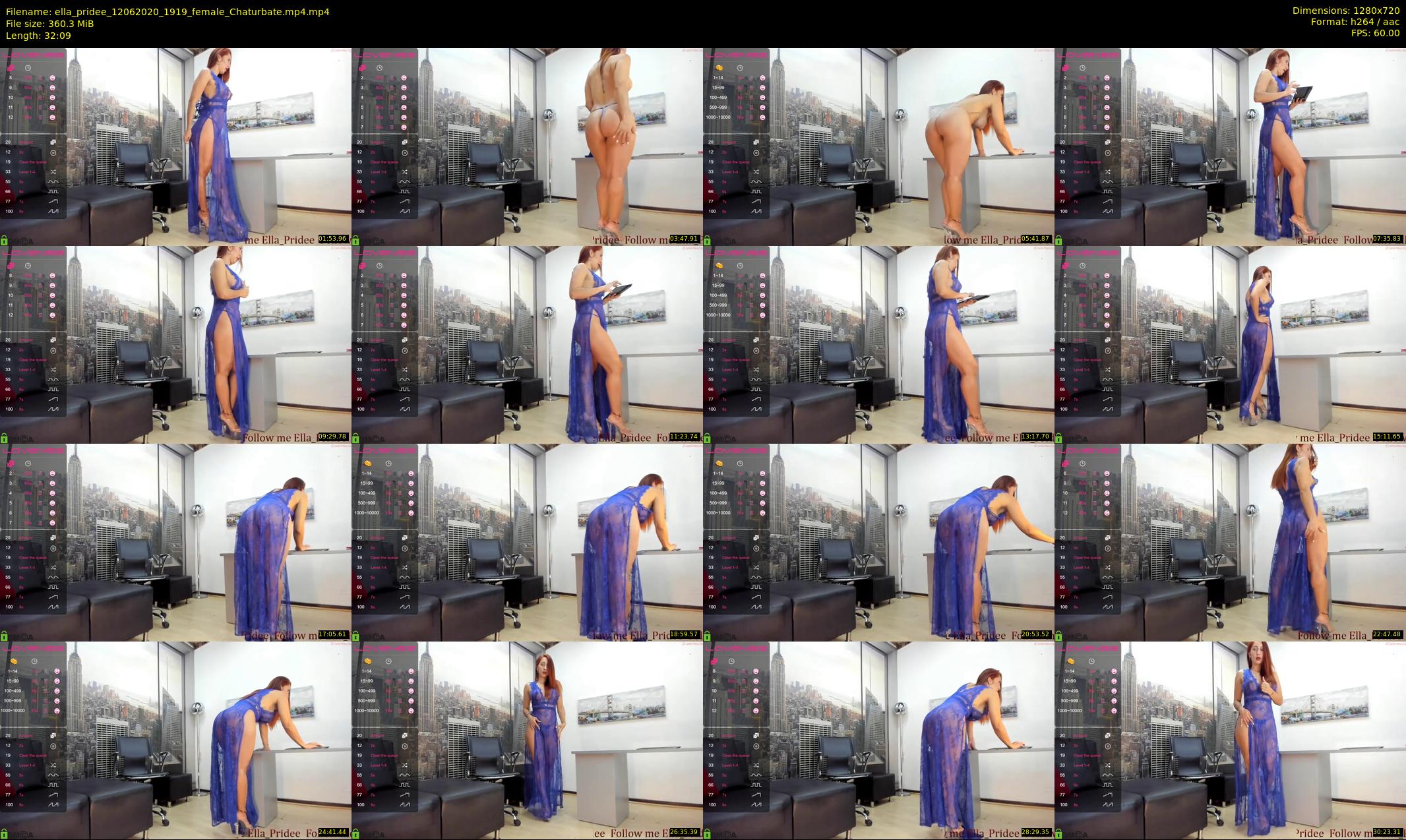 ella_pridee — 33 minute Chaturbate female cam show recording, 720p, Jun 12, 2020