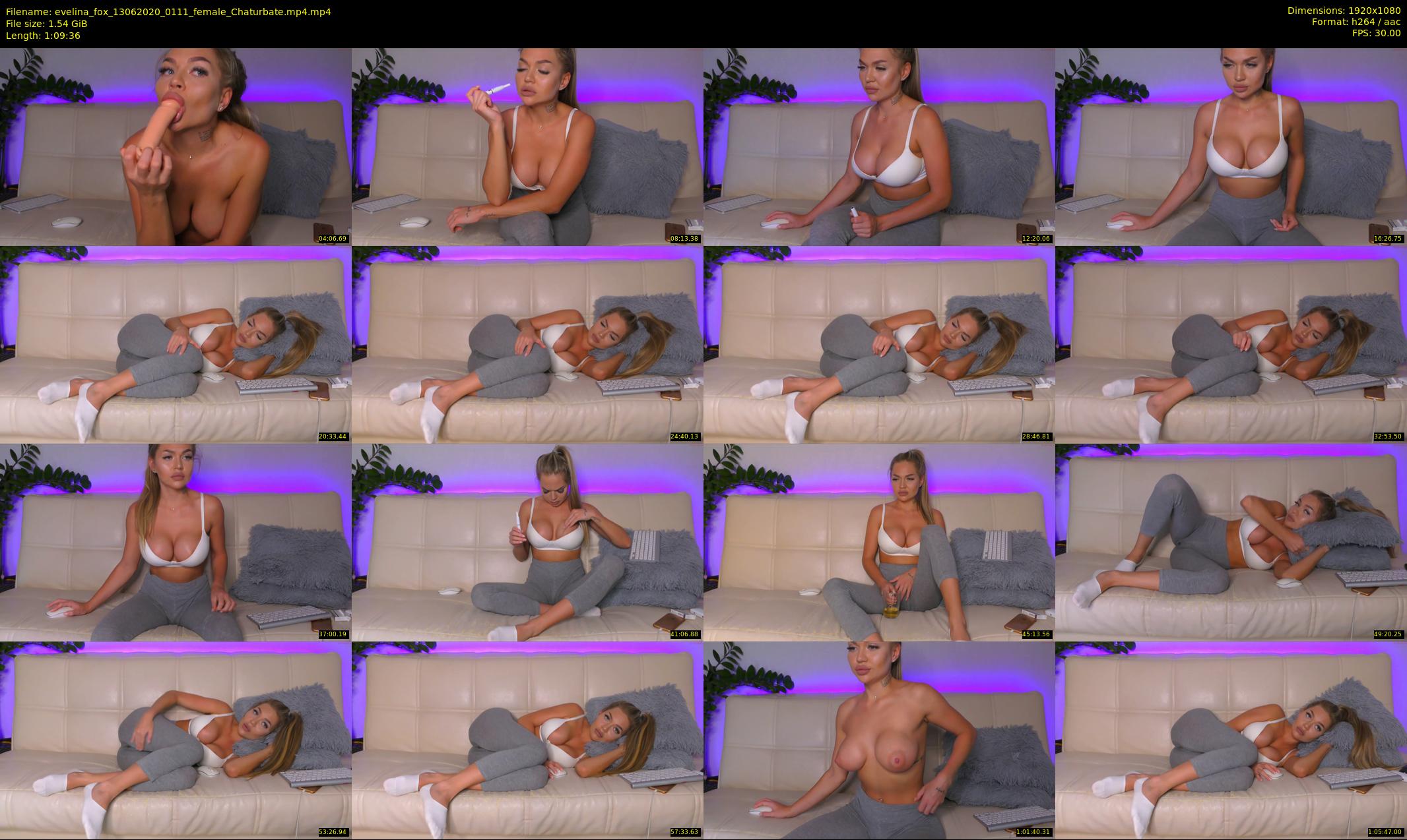 evelina_fox — 70 minute Chaturbate female cam show recording, 1080p, Jun 13, 2020