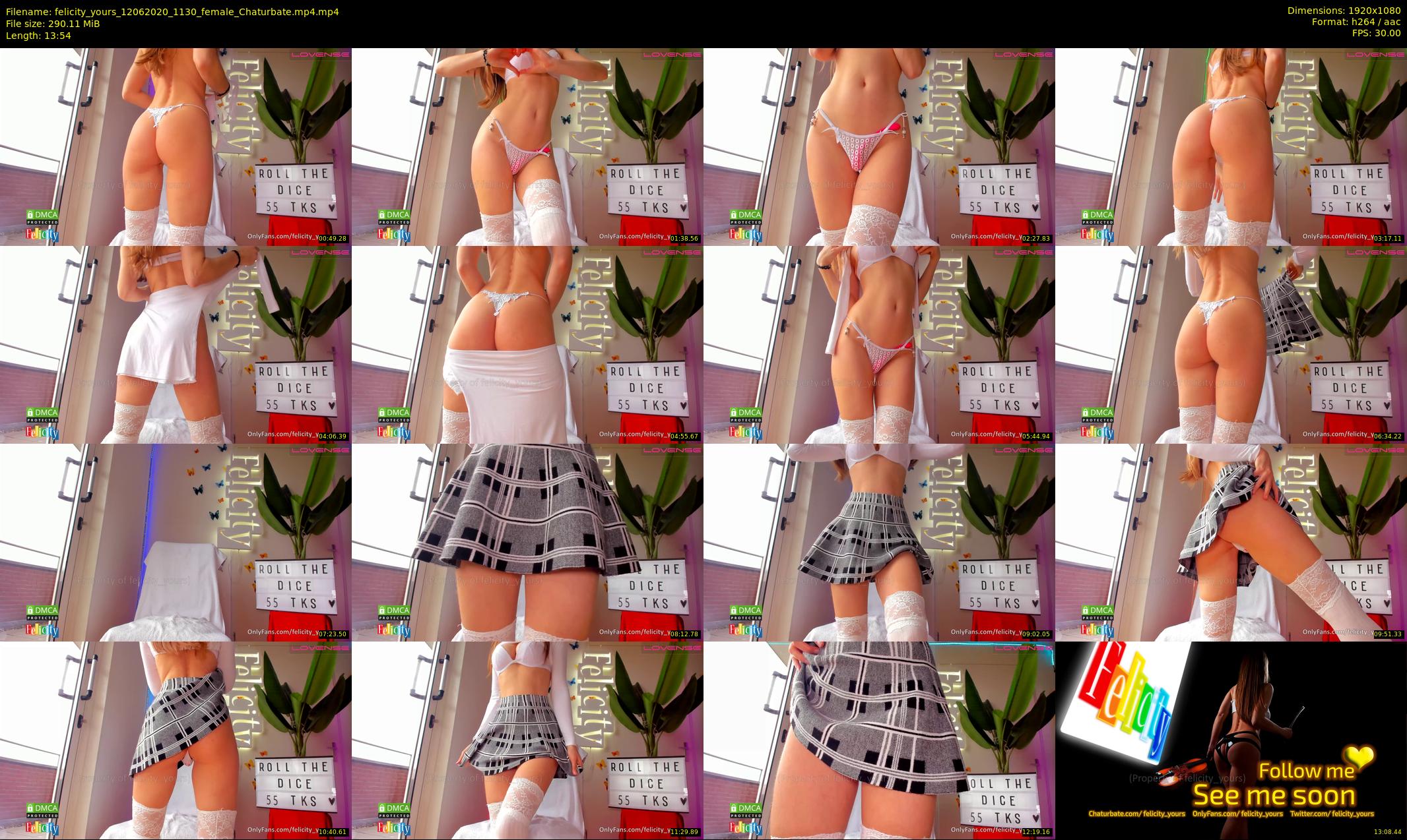 felicity_yours — 14 minute Chaturbate female cam show recording, 1080p, Jun 12, 2020