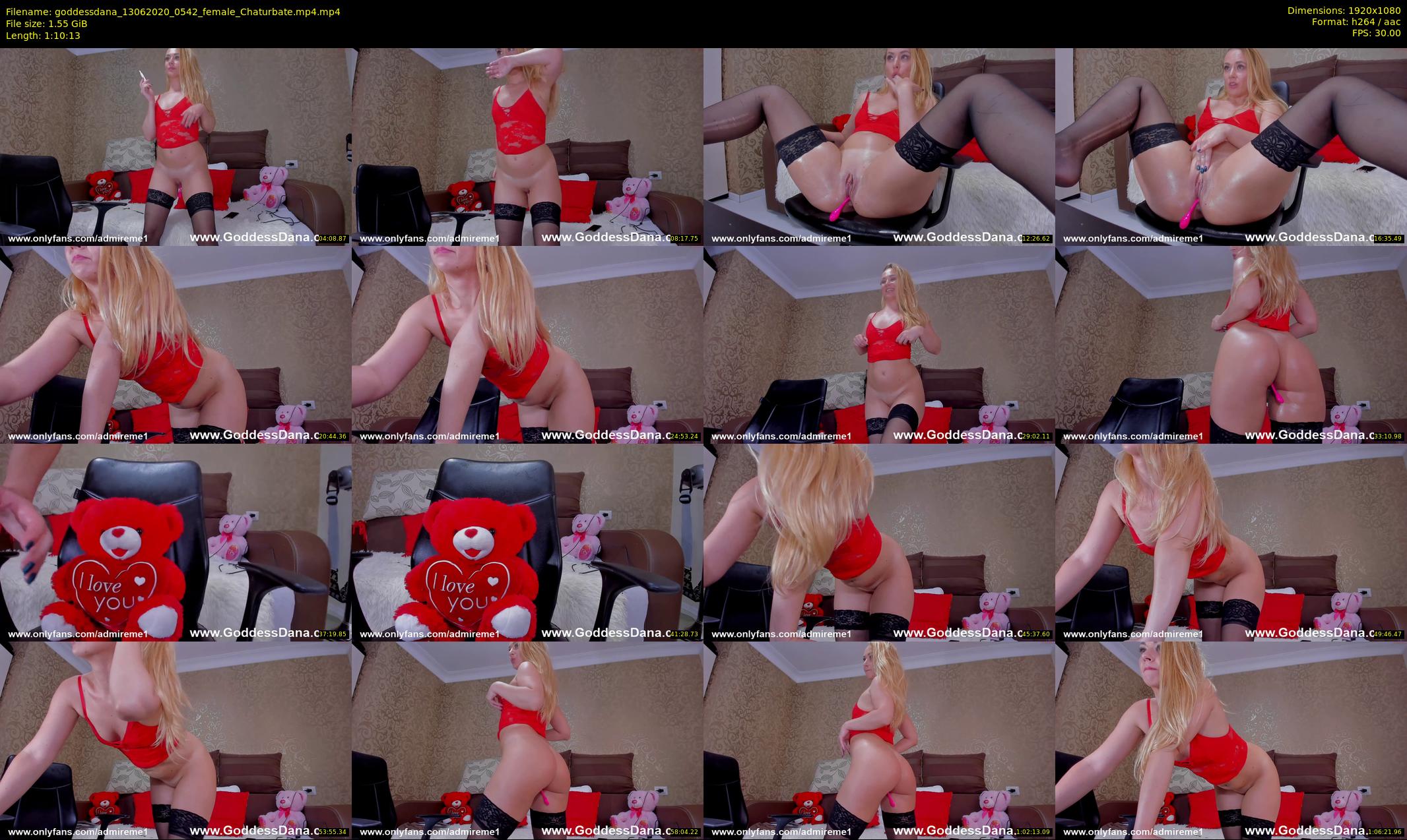 goddessdana — 71 minute Chaturbate female cam show recording, 1080p, Jun 13, 2020