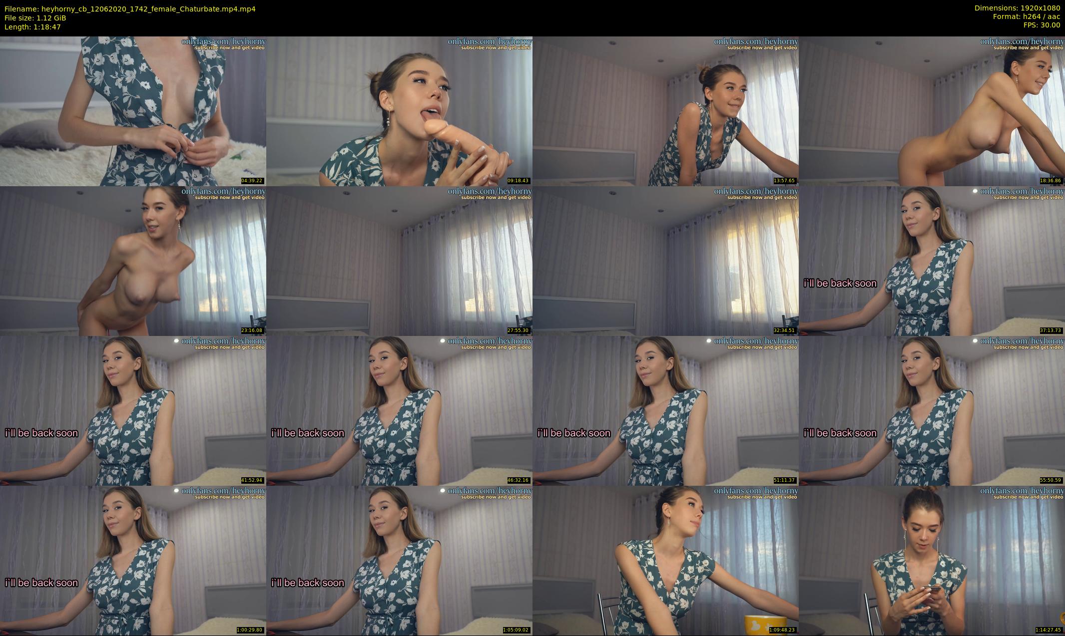 heyhorny_cb — 79 minute Chaturbate couple cam show recording, 1080p, Jun 12, 2020