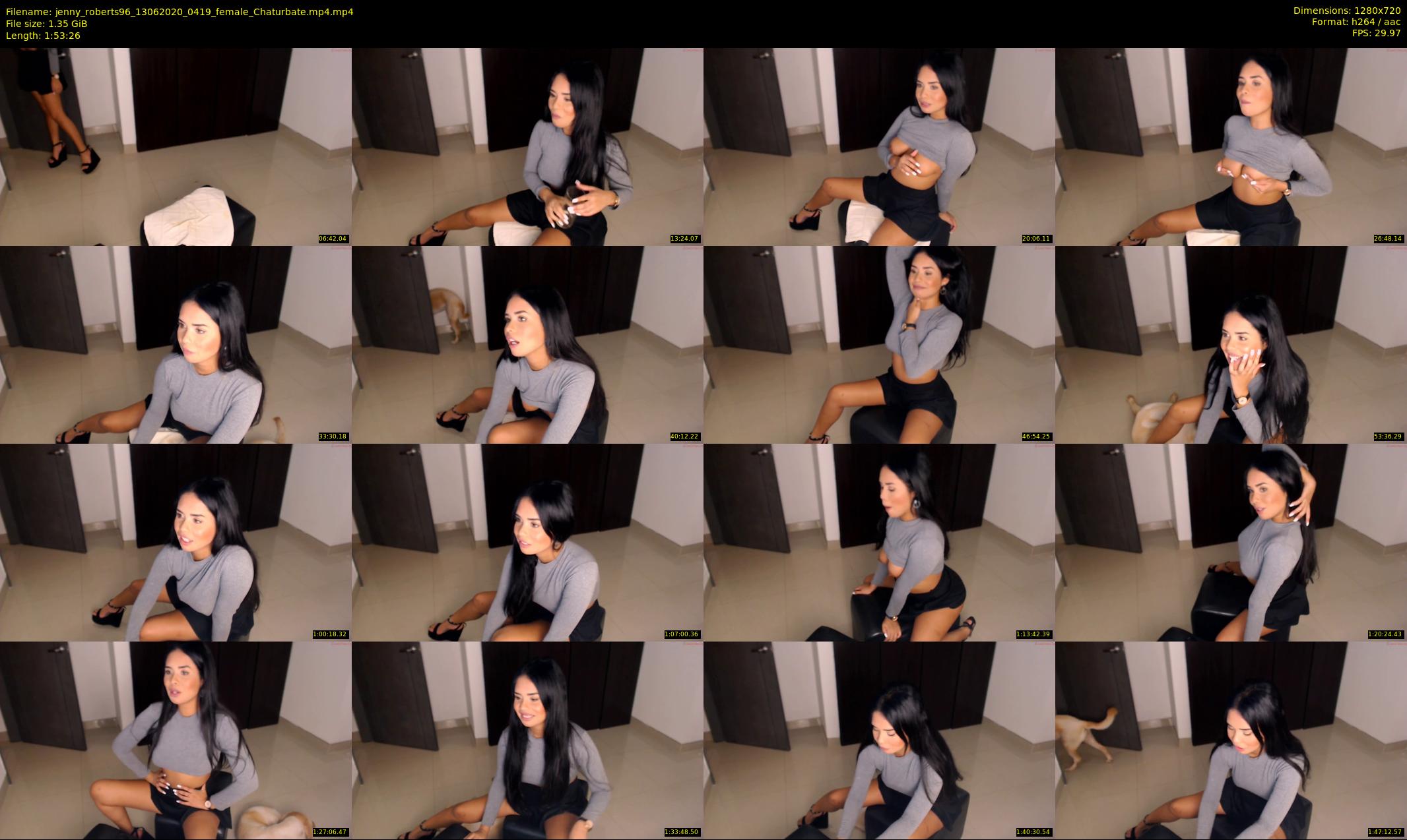 jenny_roberts96 — 114 minute Chaturbate female cam show recording, 720p, Jun 13, 2020