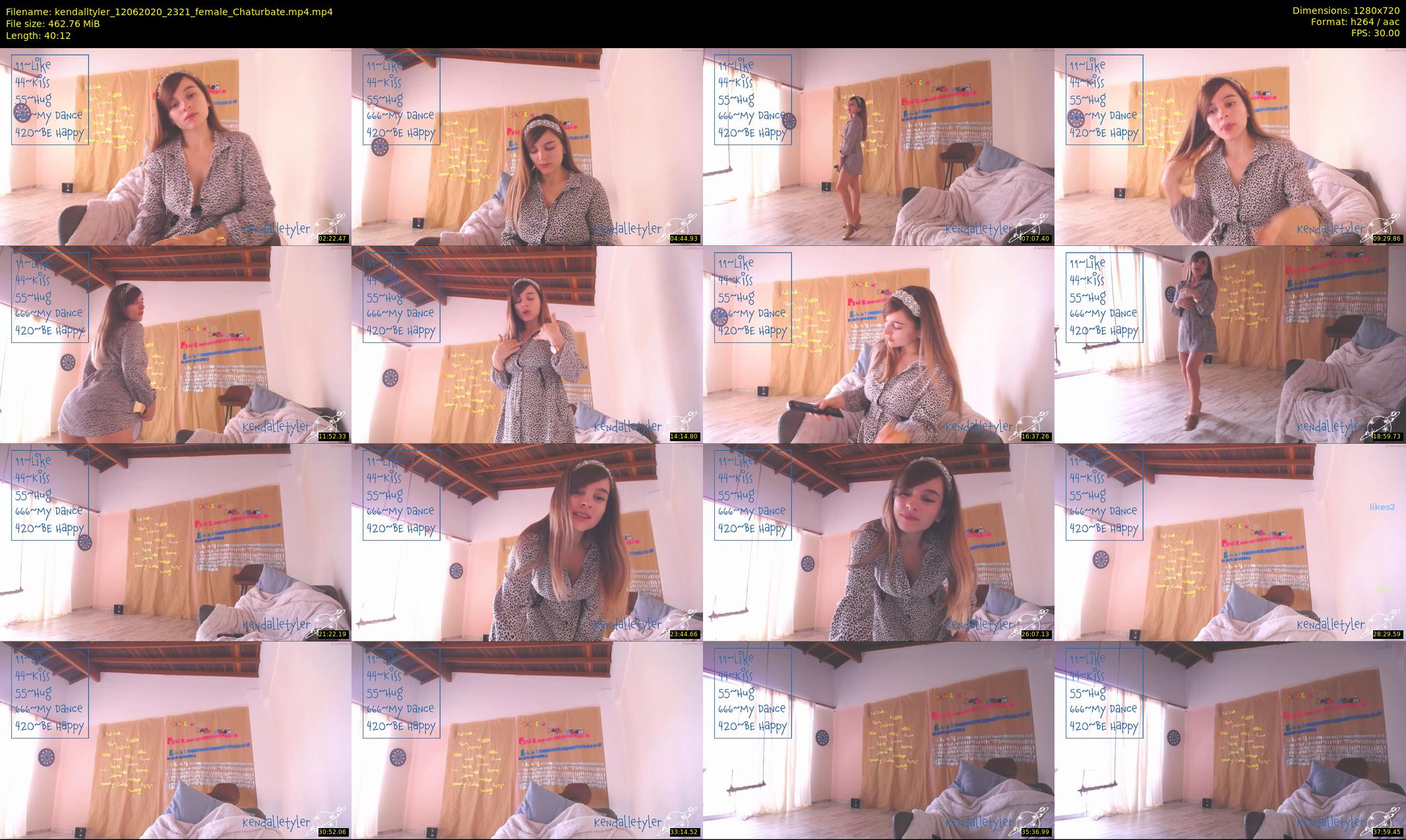kendalltyler — 41 minute Chaturbate female cam show recording, 720p, Jun 12, 2020