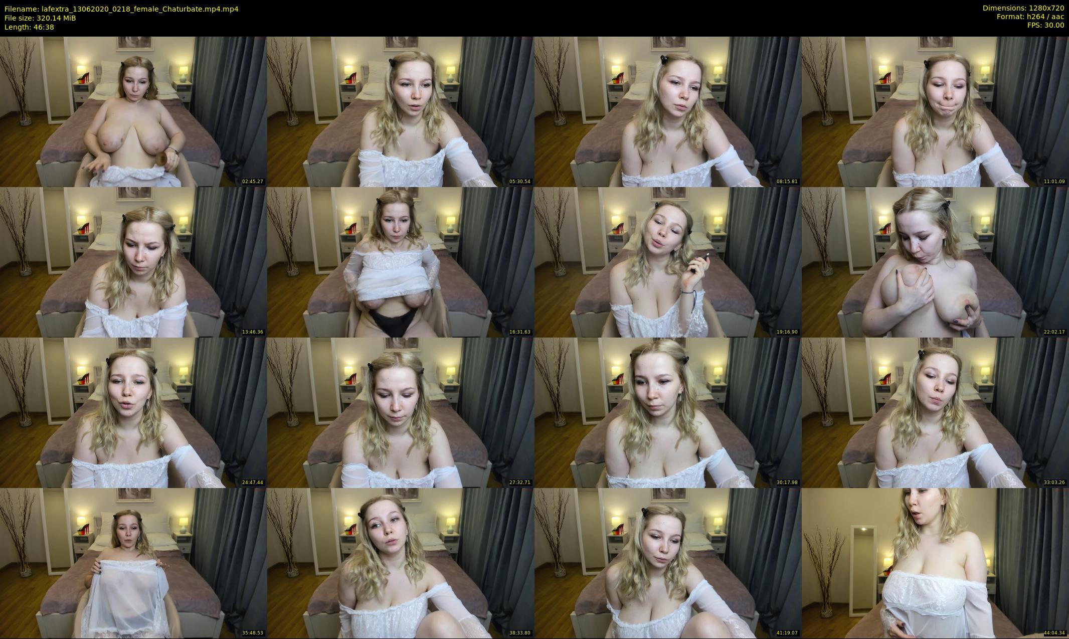 lafextra — 47 minute Chaturbate female cam show recording, 720p, Jun 13, 2020