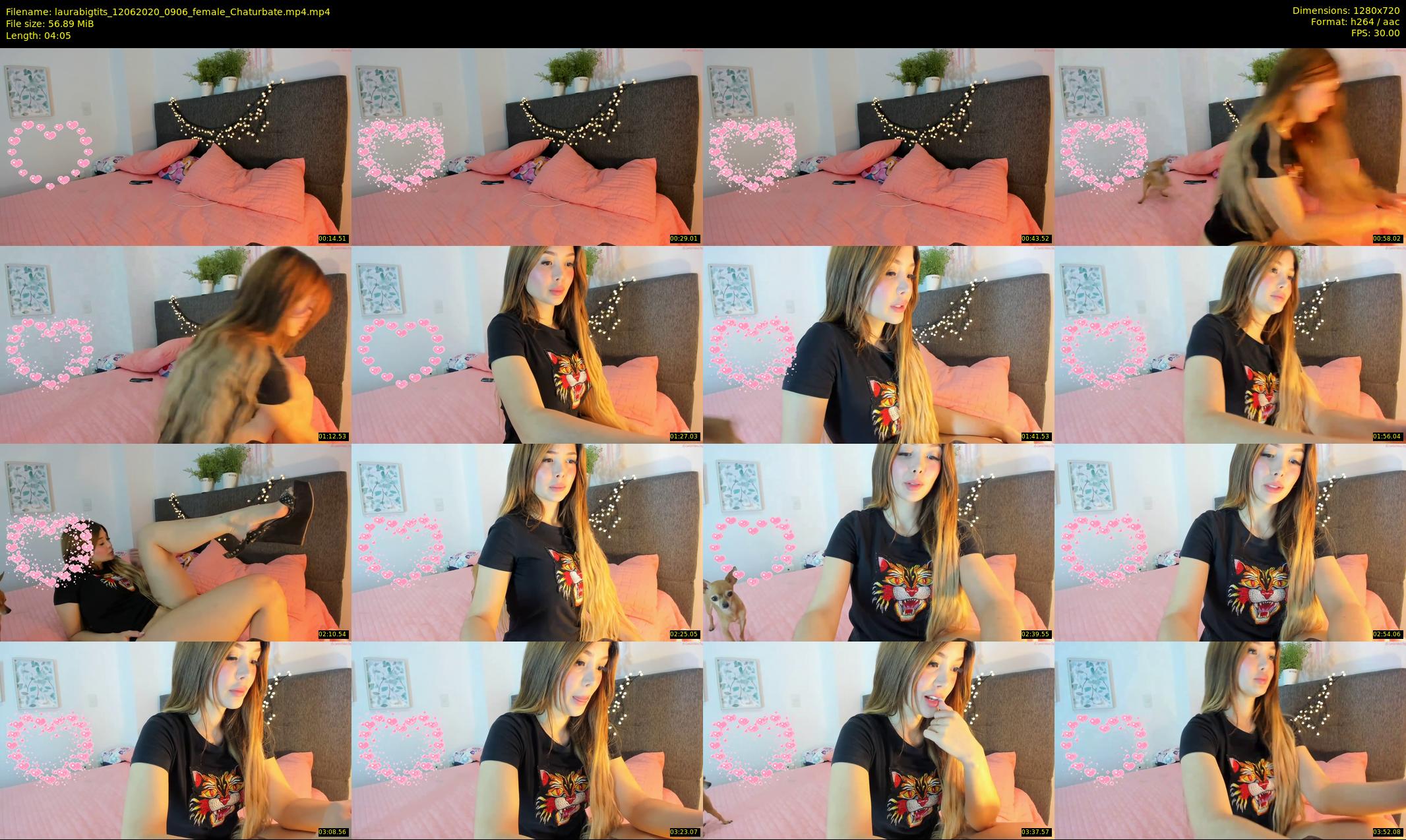 laurabigtits — 5 minute Chaturbate female cam show recording, 720p, Jun 12, 2020