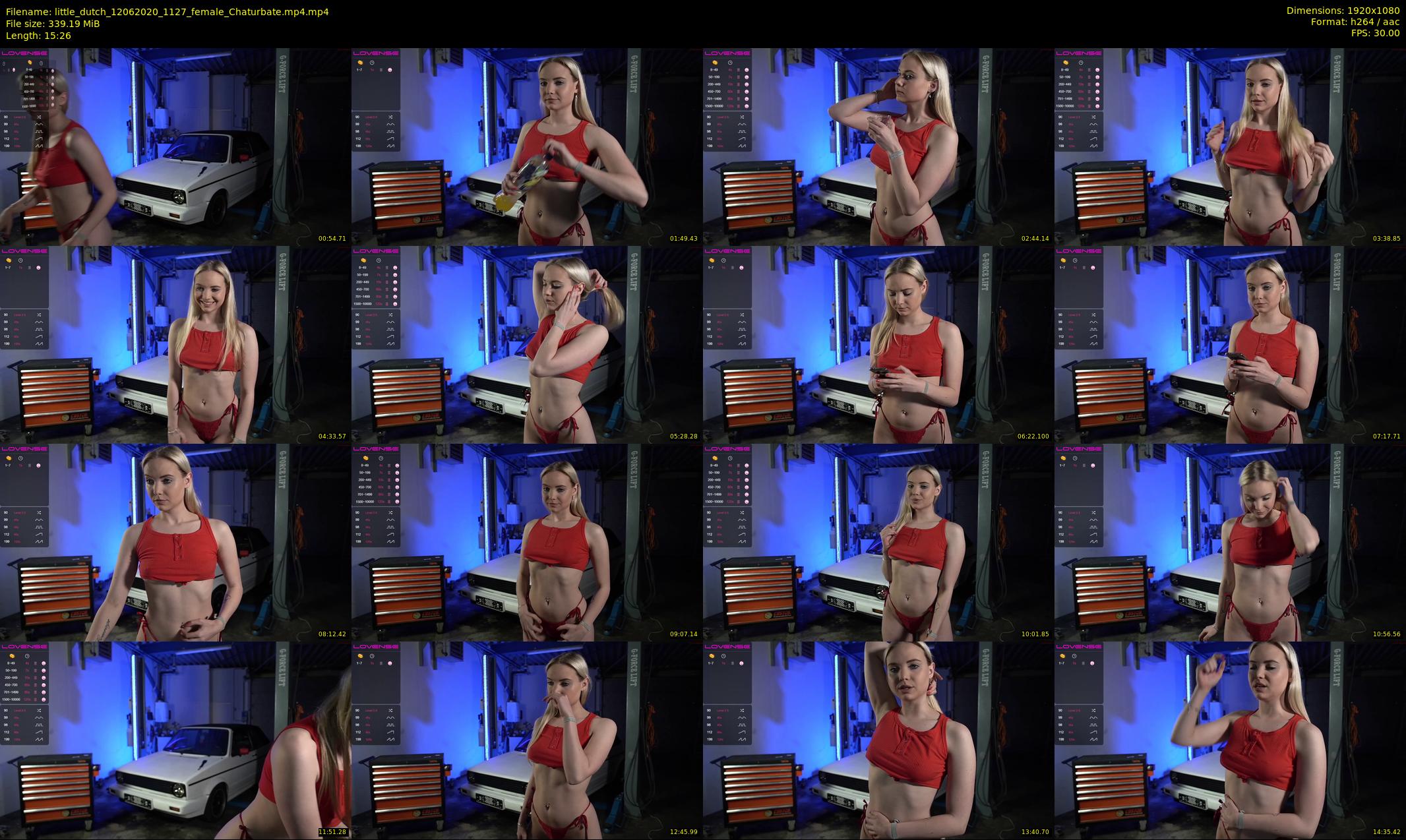 little_dutch — 16 minute Chaturbate female cam show recording, 1080p, Jun 12, 2020