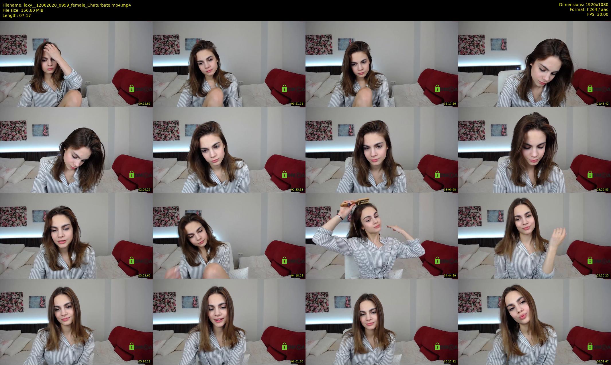 loxy_ — 8 minute Chaturbate female cam show recording, 1080p, Jun 12, 2020