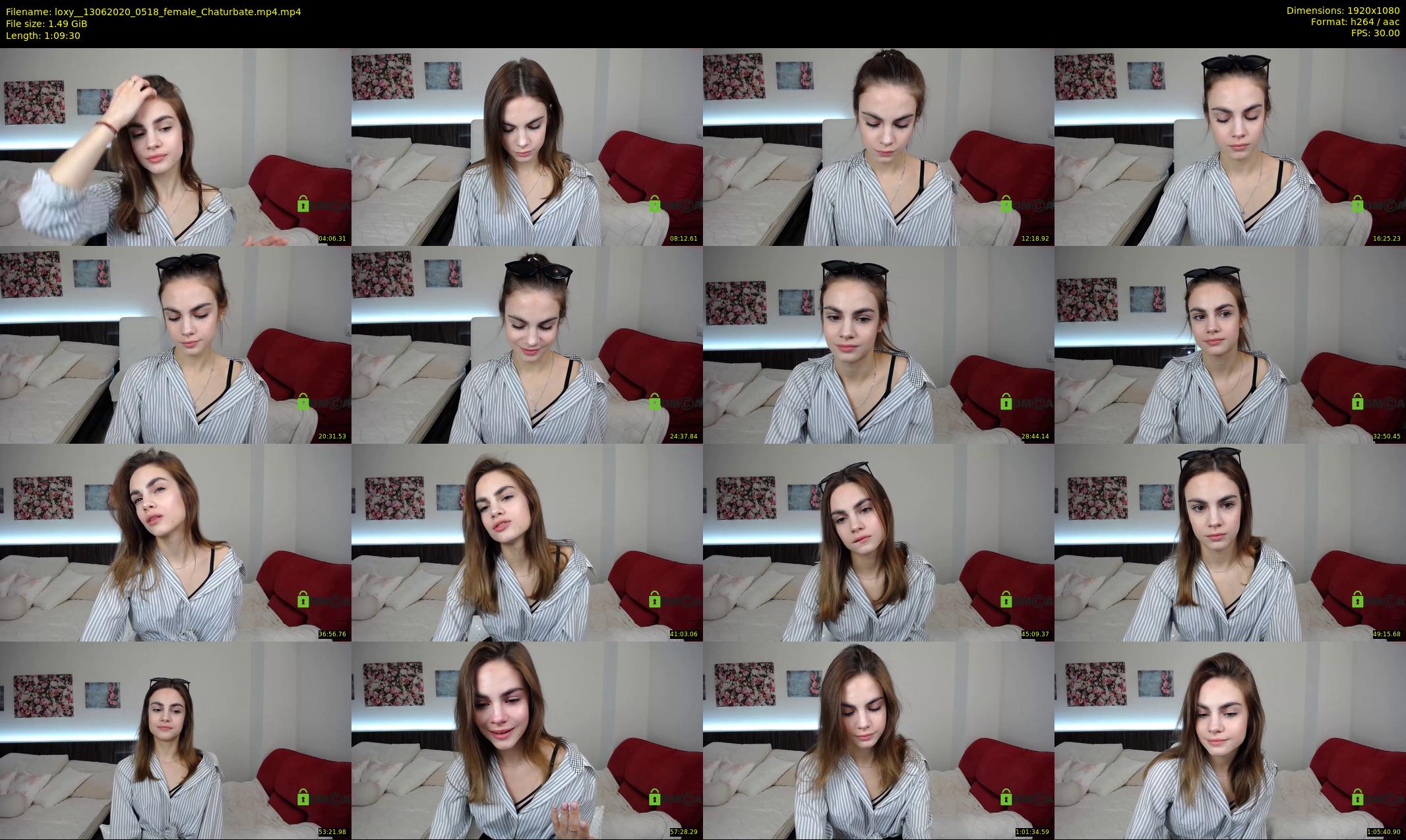 loxy_ — 70 minute Chaturbate female cam show recording, 1080p, Jun 13, 2020