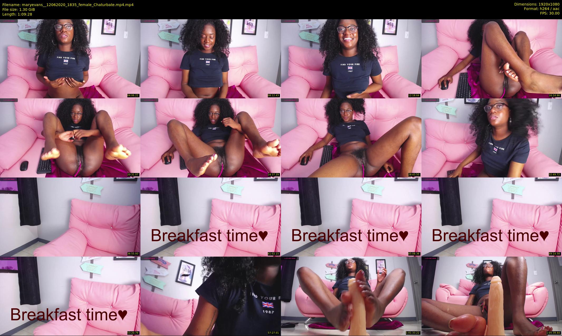 maryevans_ — 70 minute Chaturbate female cam show recording, 1080p, Jun 12, 2020