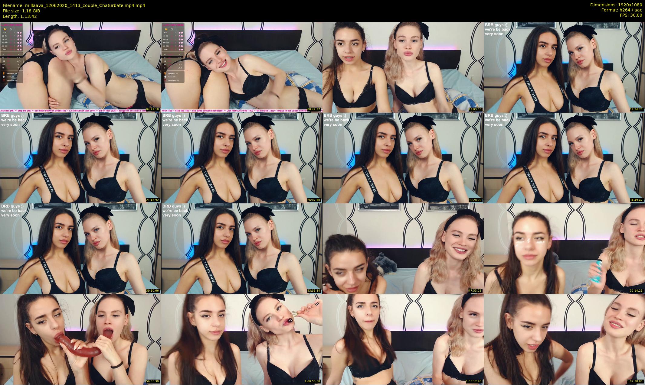 millaava — 74 minute Chaturbate female cam show recording, 1080p, Jun 12, 2020