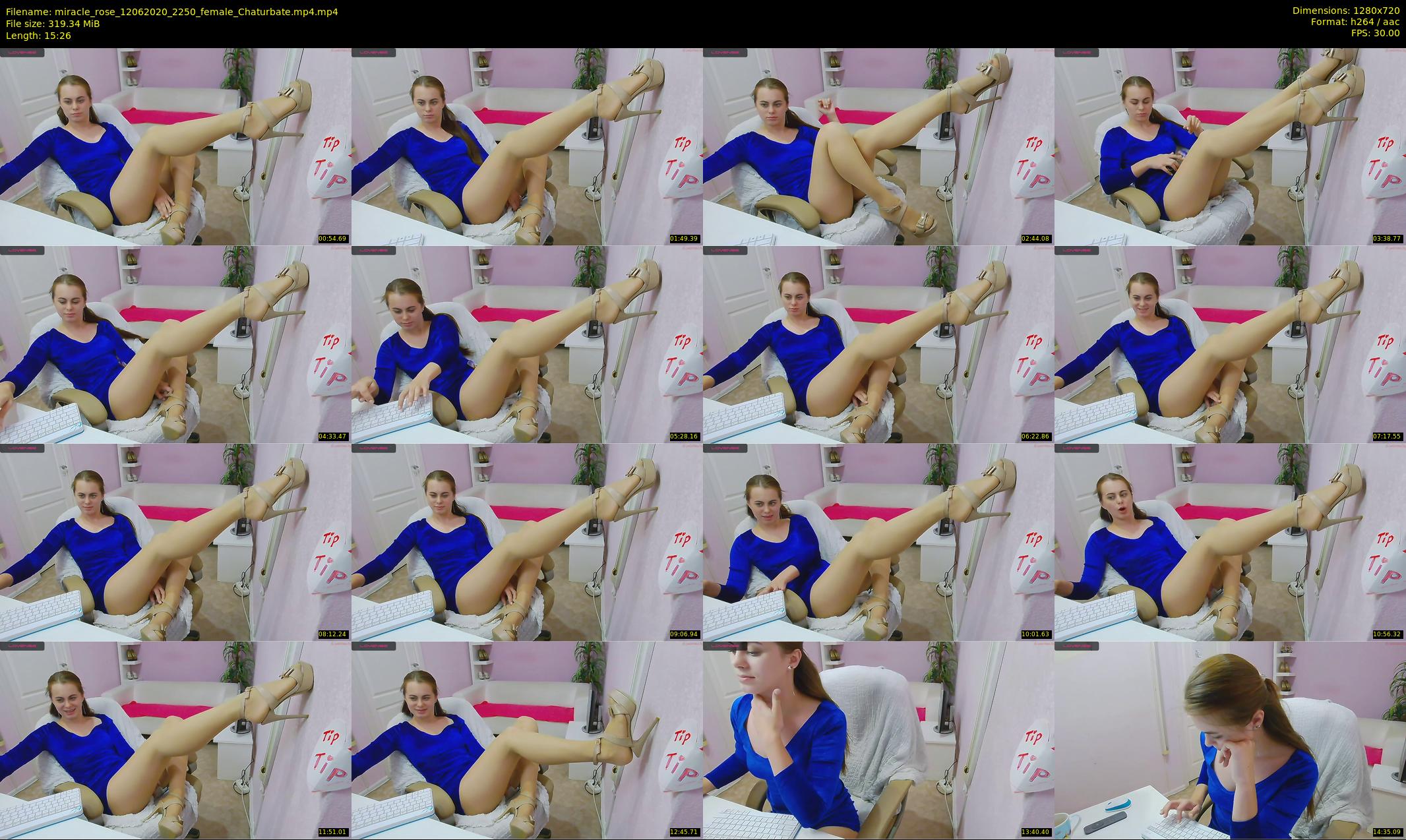 miracle_rose — 16 minute Chaturbate female cam show recording, 720p, Jun 12, 2020