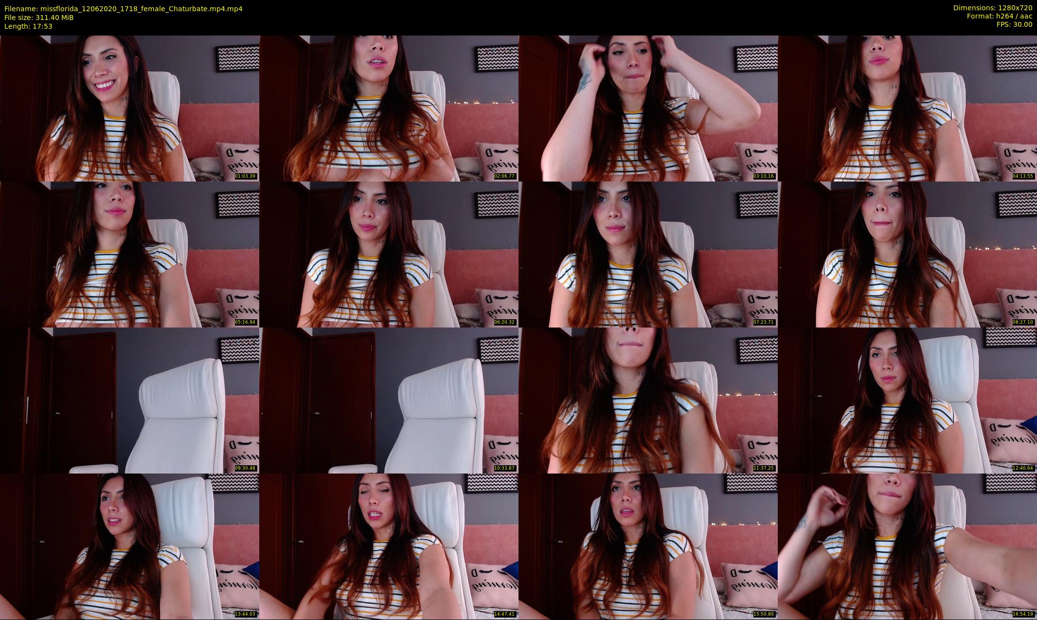 missflorida — 18 minute Chaturbate female cam show recording, 720p, Jun 12, 2020