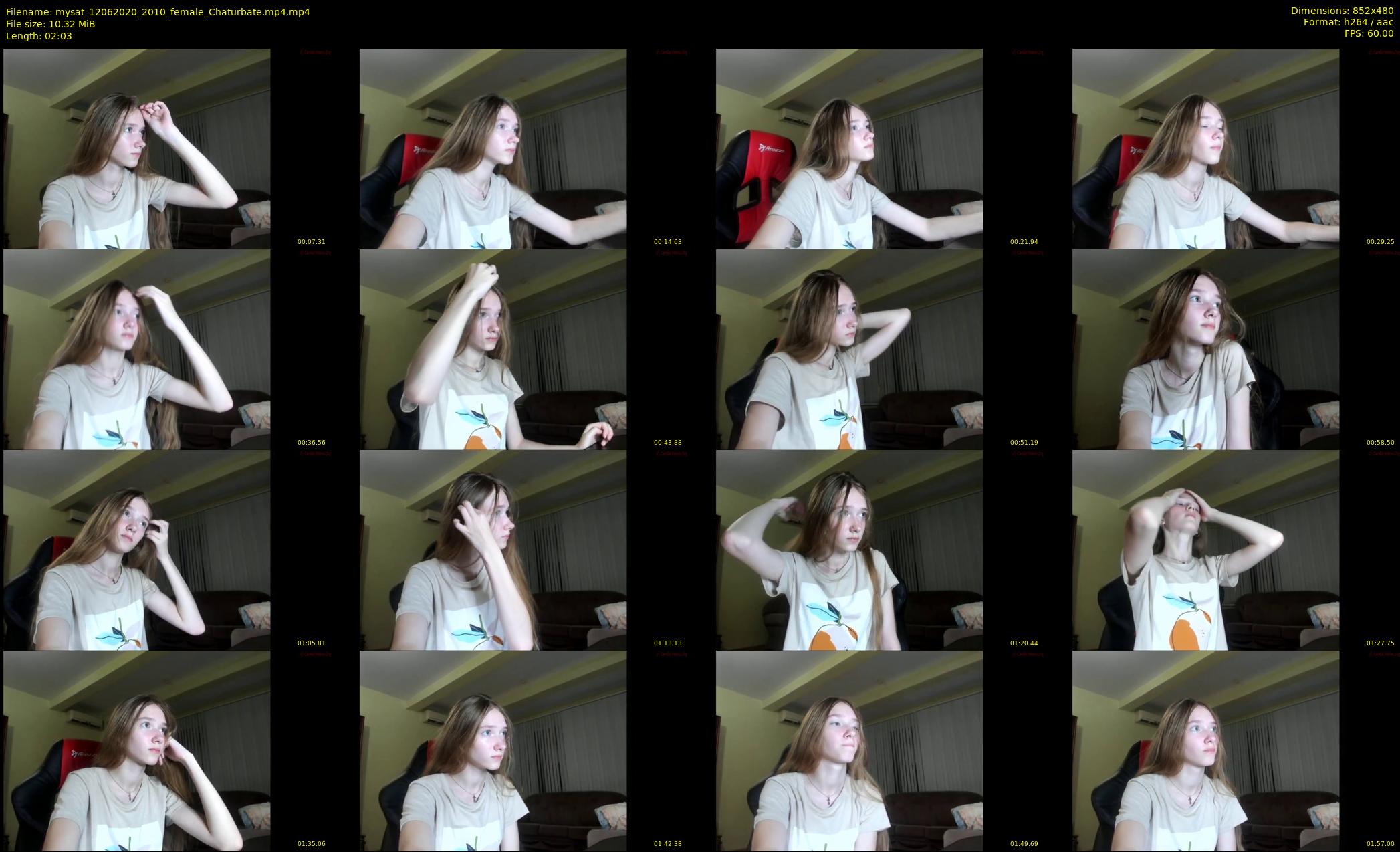 mysat — 3 minute Chaturbate female cam show recording, 480p, Jun 12, 2020
