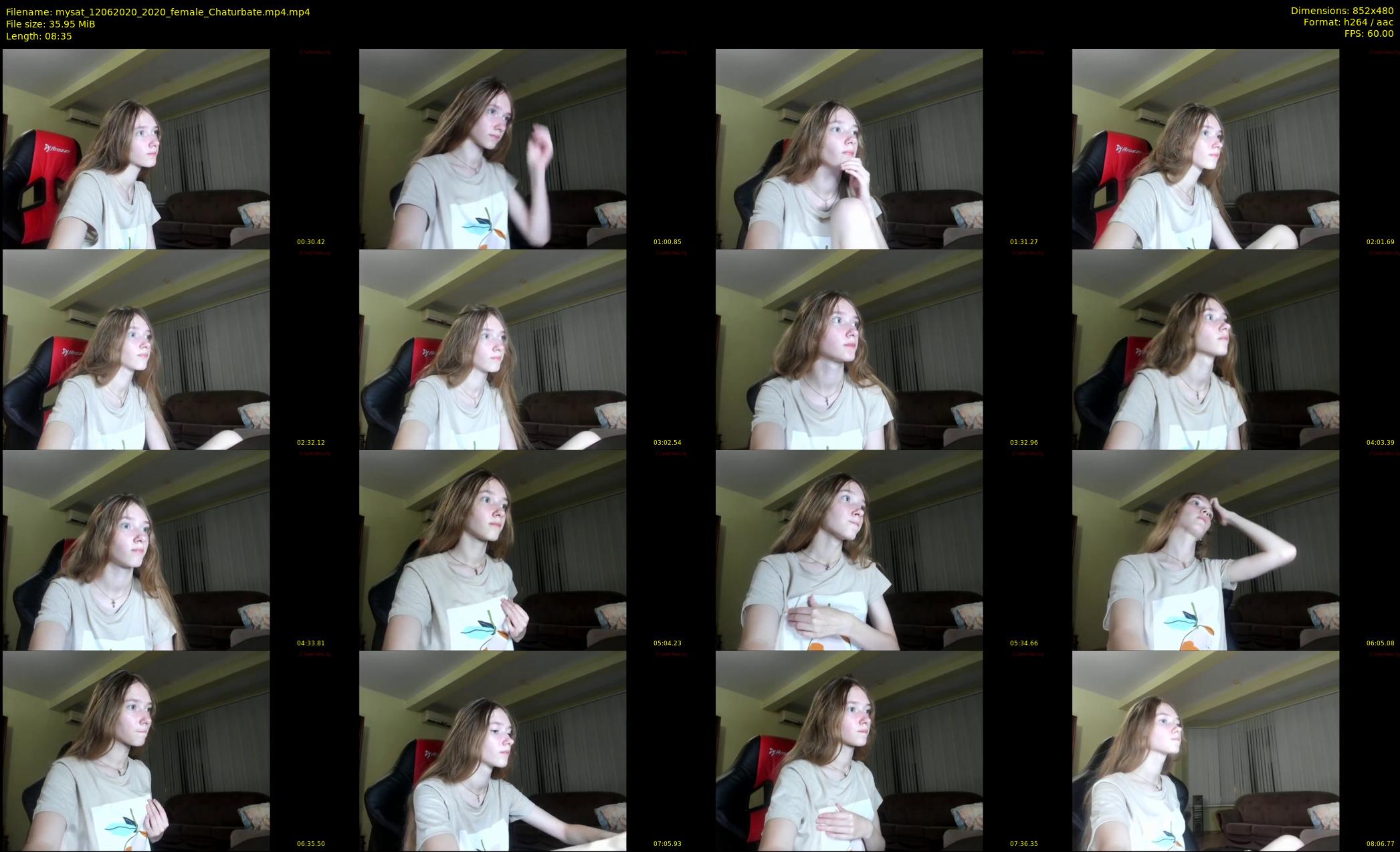 mysat — 9 minute Chaturbate female cam show recording, 480p, Jun 12, 2020