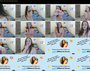 natural_british_emma — 12 minute Chaturbate female cam show recording, 720p, Jun 12, 2020