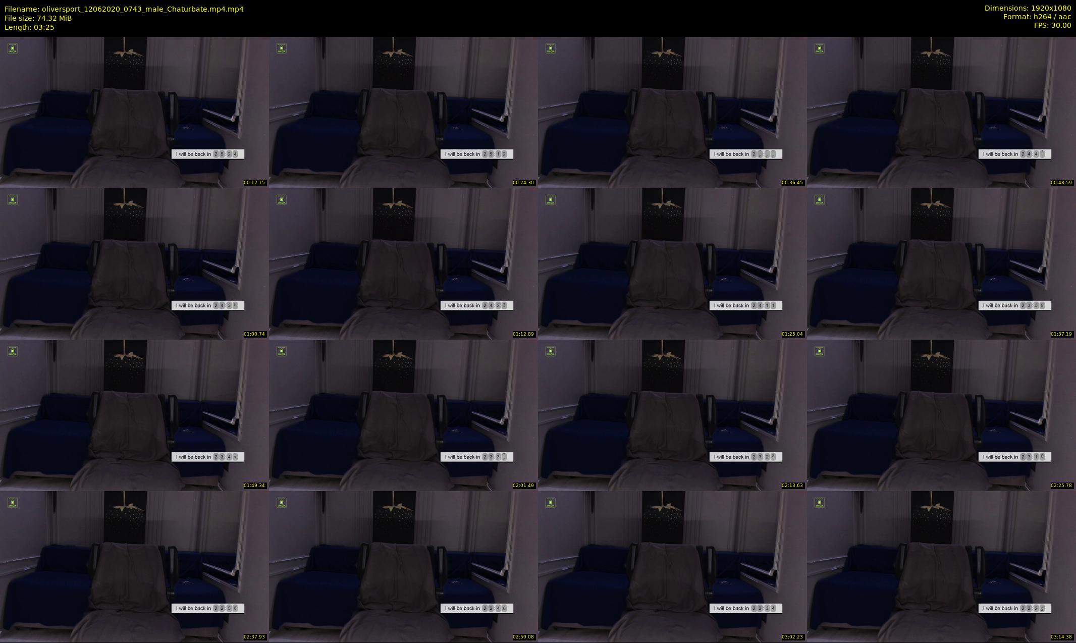 oliversport — 4 minute Chaturbate male cam show recording, 1080p, Jun 12, 2020